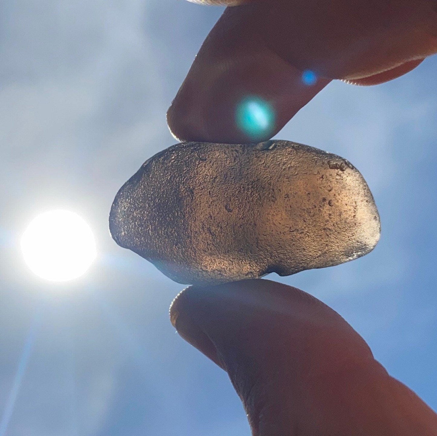 Colombianite Specimen: Translucent Pseudo-Tektite, Shamanic Healing Stone, 14.80 grams