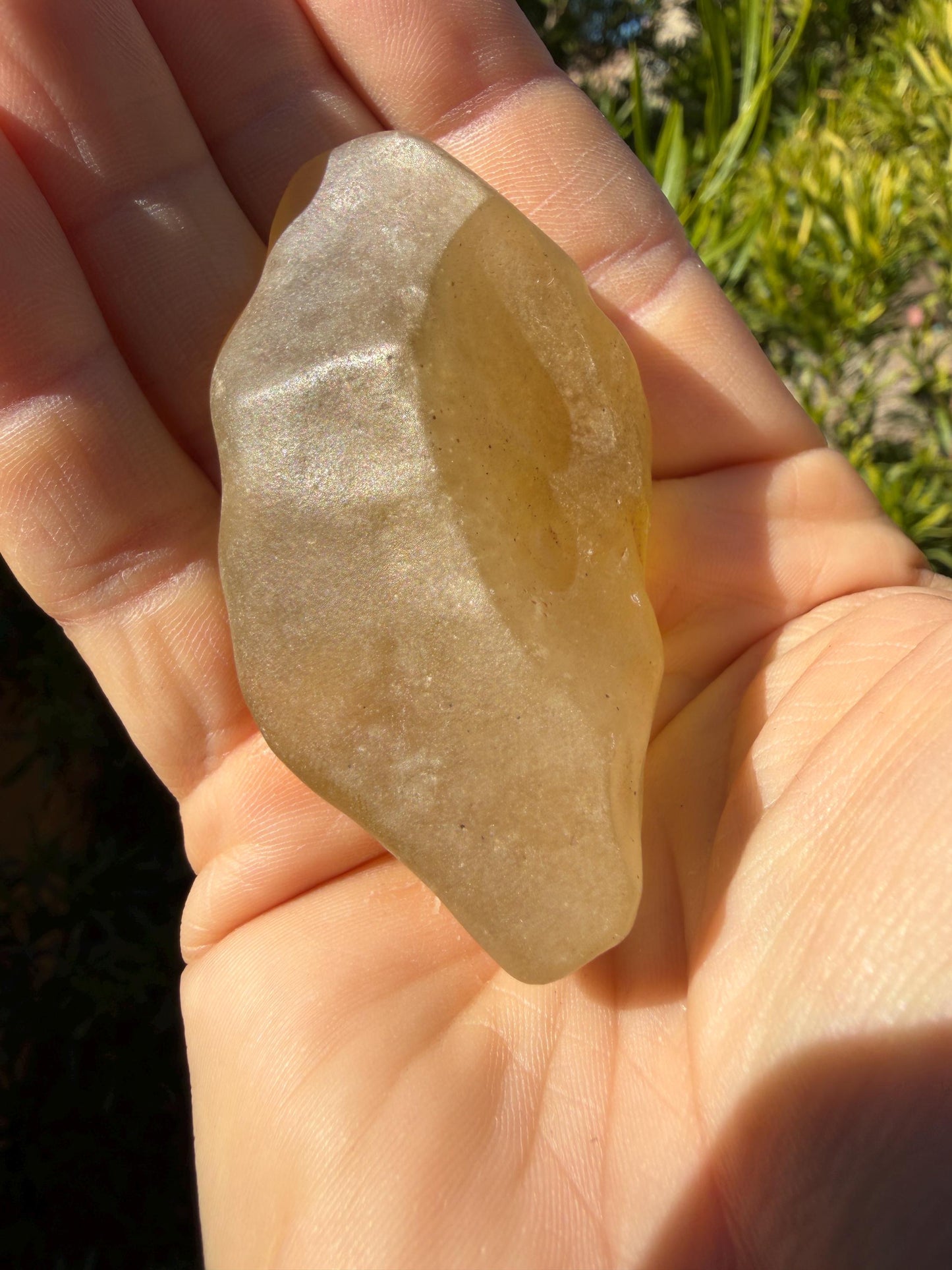 Libyan Desert Glass: Authentic Meteorite Impact Glass, Premium Sahara Specimen, 58.40 grams