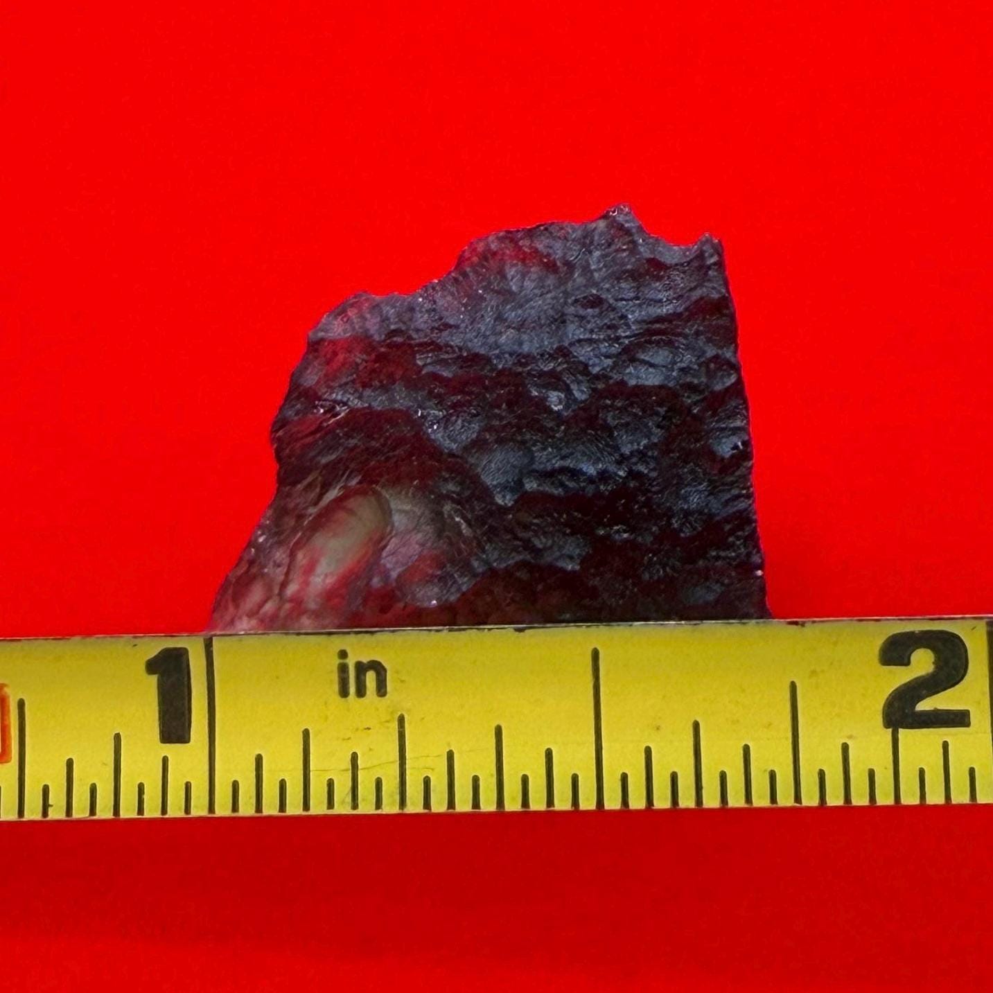Authentic Moldavite Tektite Specimen: 4.43g/22.15ct