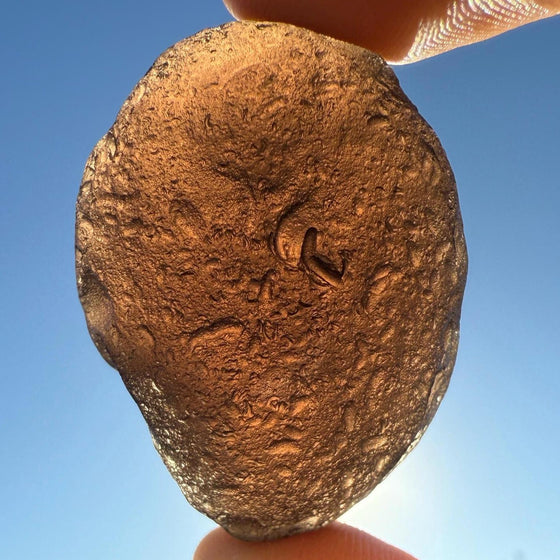 Colombianite Specimen: Translucent Tektite, Shamanic Healing Stone, Pseudo-Tektite, 33.20 grams