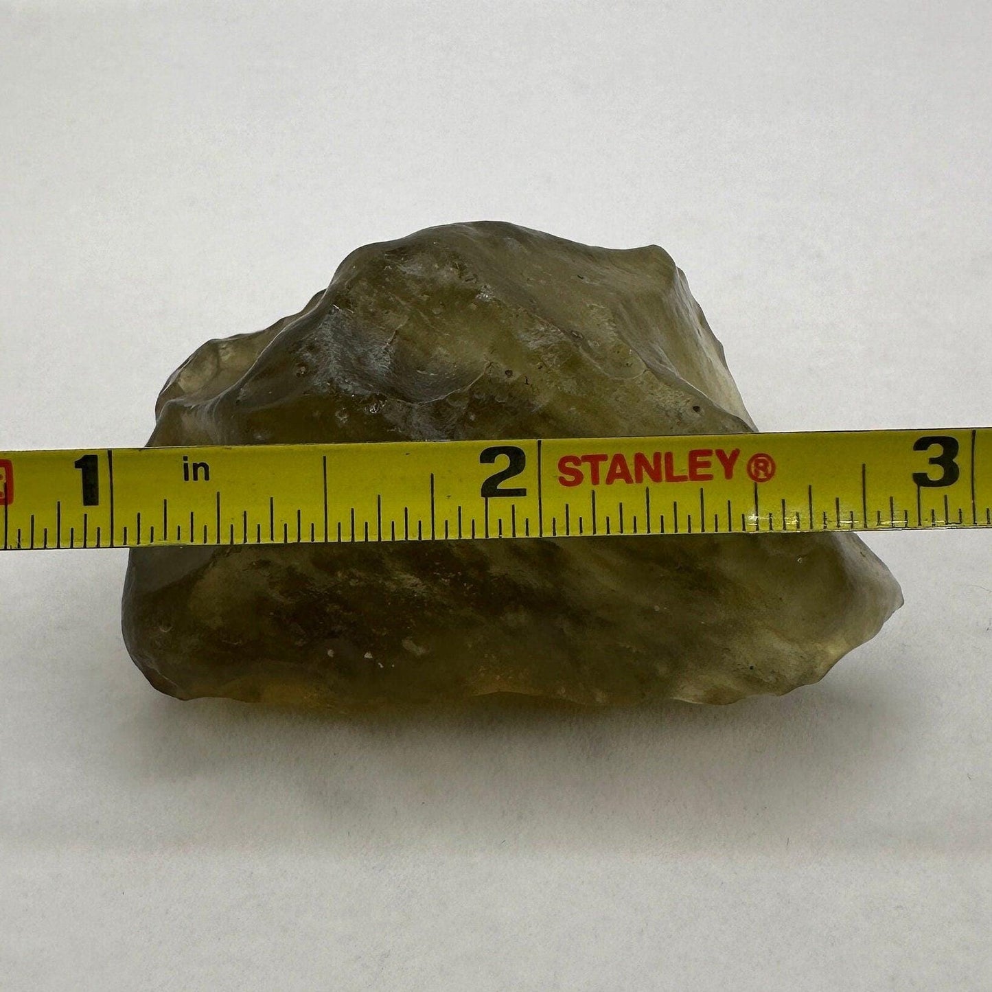 Greenish Libyan Desert Glass: Golden Tektite Talisman, 54.68 grams