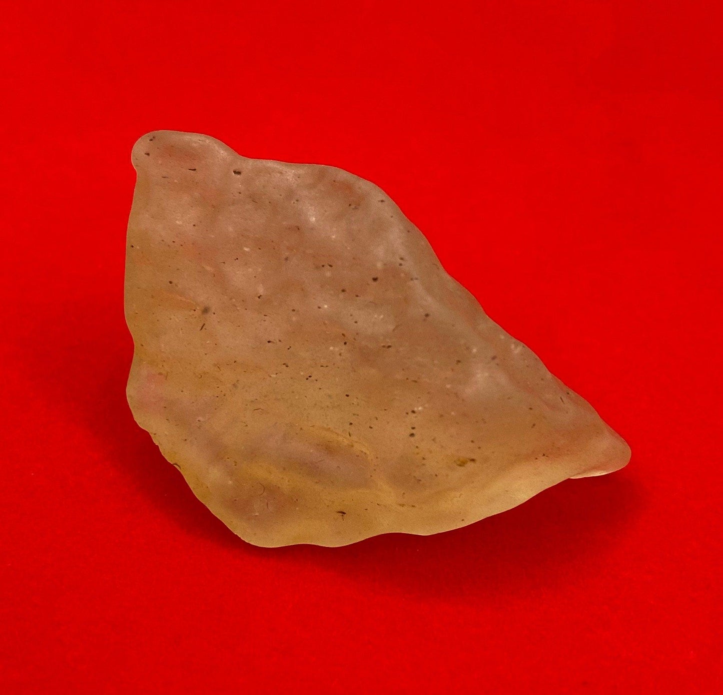 Libyan Desert Glass: Golden Tektite Talisman, 20.20 grams
