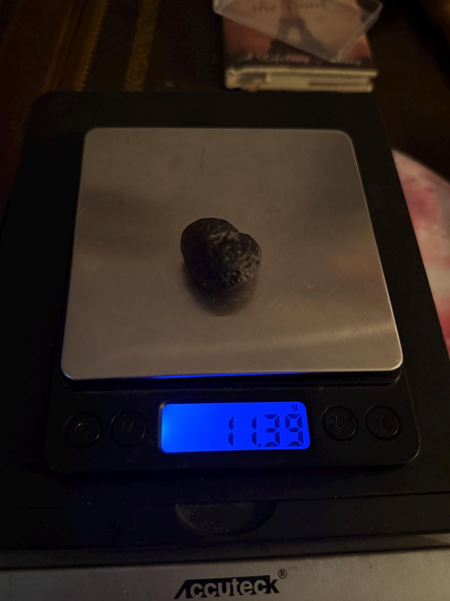 Colombianite Tektite Specimen: Shamanic Healing Stone, 11.39 grams
