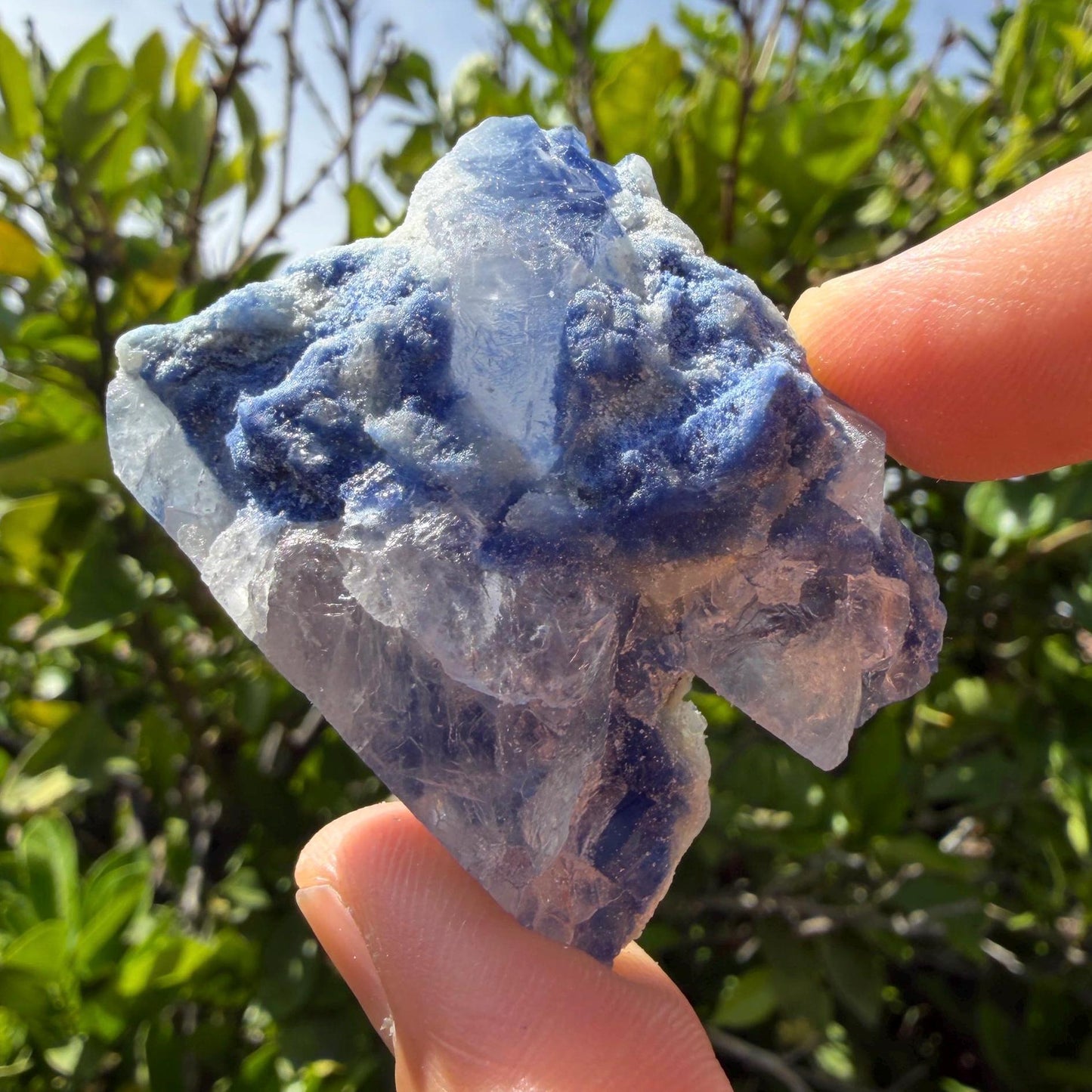 Brazilian Blue Dumortierite, Natural Specimen, Reiki, 37.73g/188.65ct
