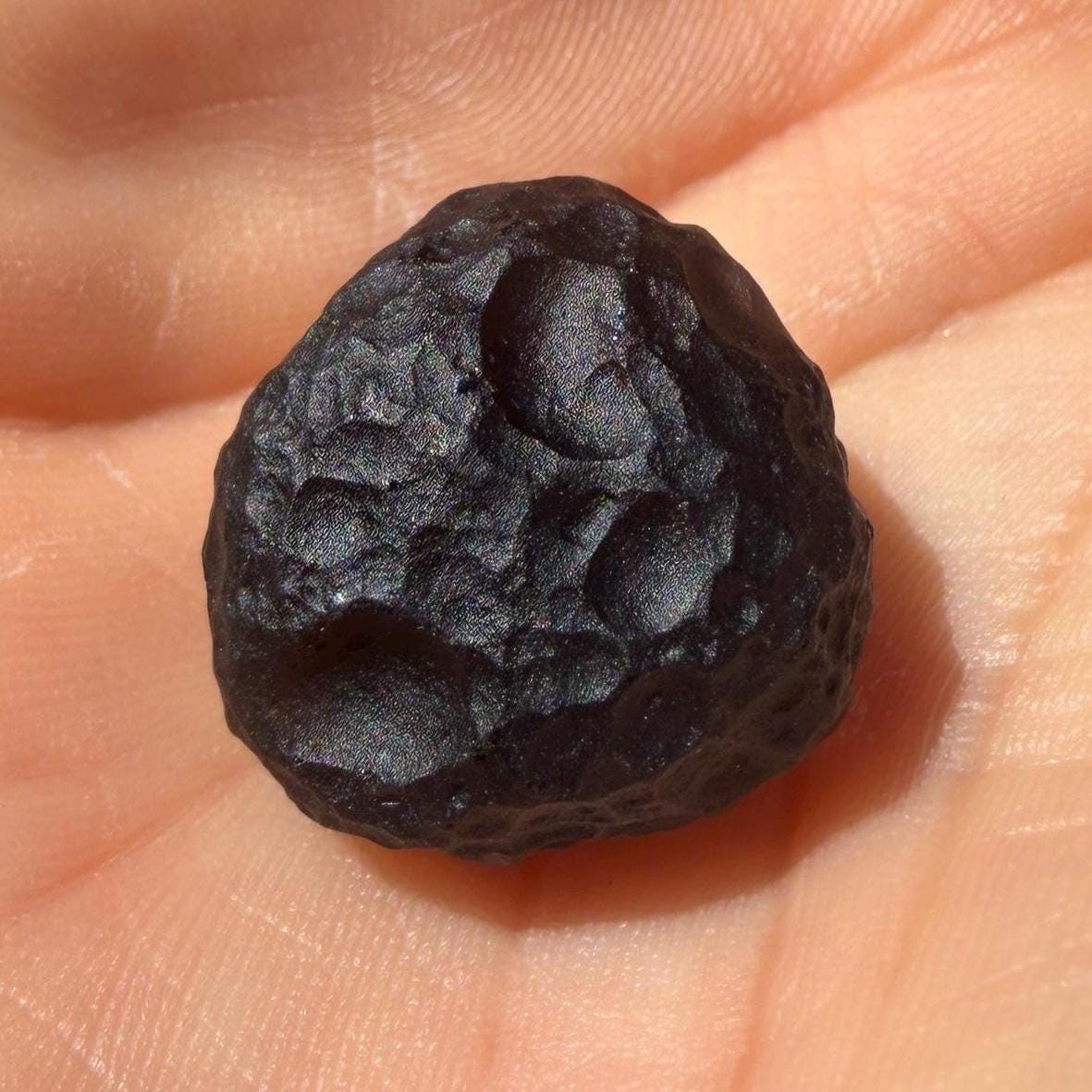 Saffordite Stone: Rare Cintamani, Arizona Pseudo-Tektite -5.88 Grams
