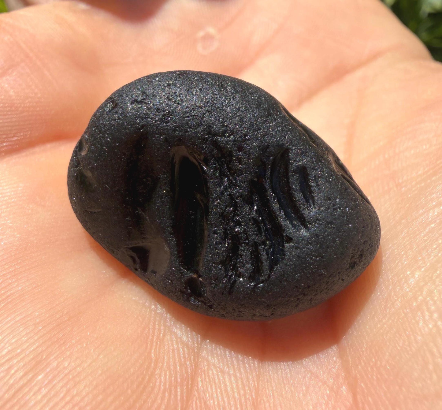 Arizona Saffordite Specimen, Rare Cintamani Stone, Melt Etched Surface, 12.24 grams