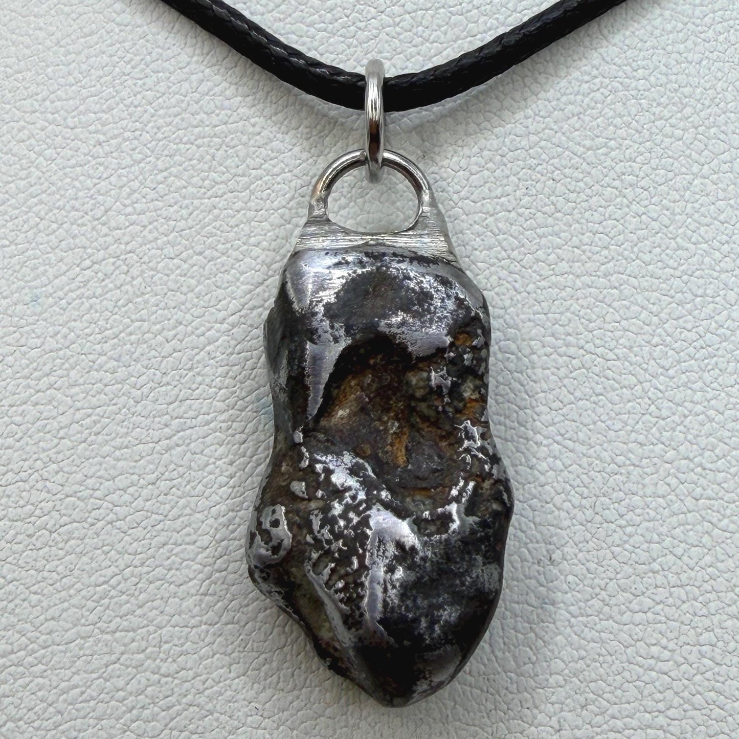 Sikhote-Alin Iron Meteorite Pendant: Astronomy Space Gift, 10.67g