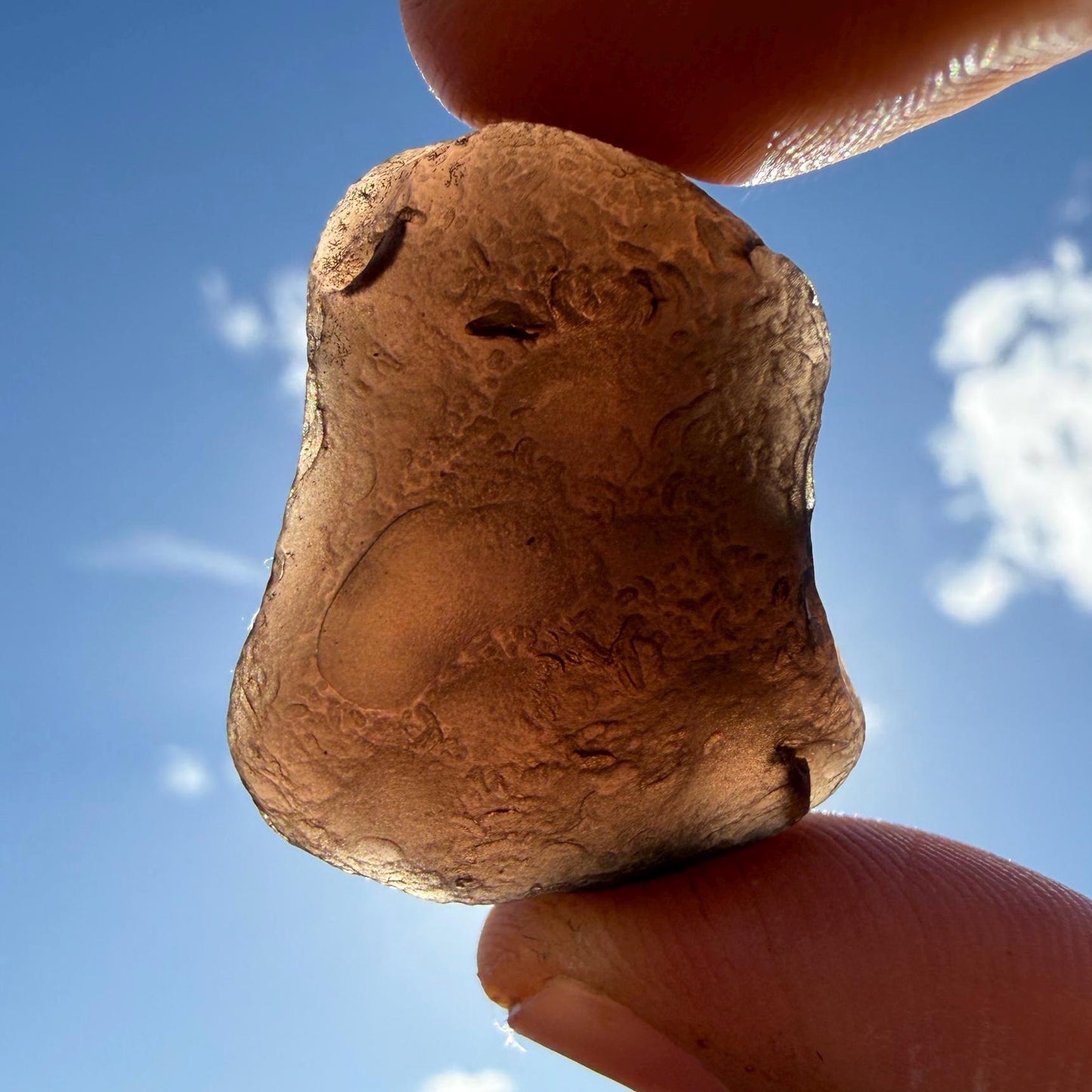 Saffordite Stone: Rare Cintamani, Arizona Pseudo-Tektite -15.66 Grams