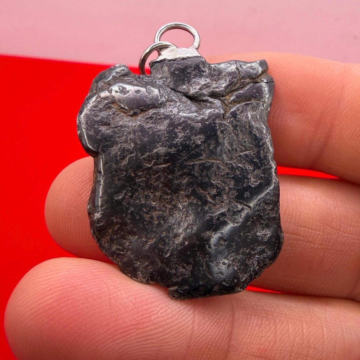 Canyon Diablo Iron Meteorite Pendant: Arizona Space Gift, 18.55 grams