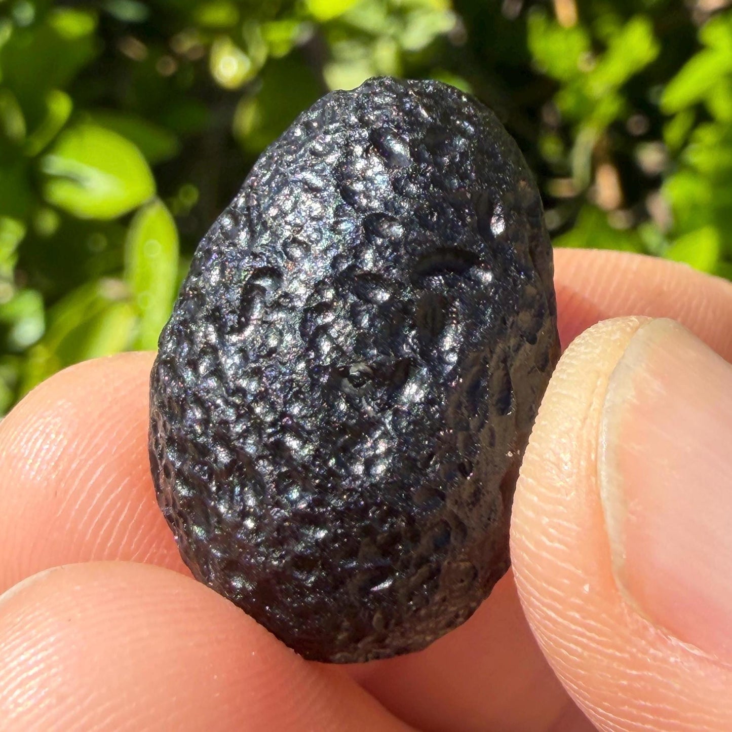 Colombianite Specimen: Translucent Pseudo-Tektite, Shamanic Healing Stone, 9.57 grams