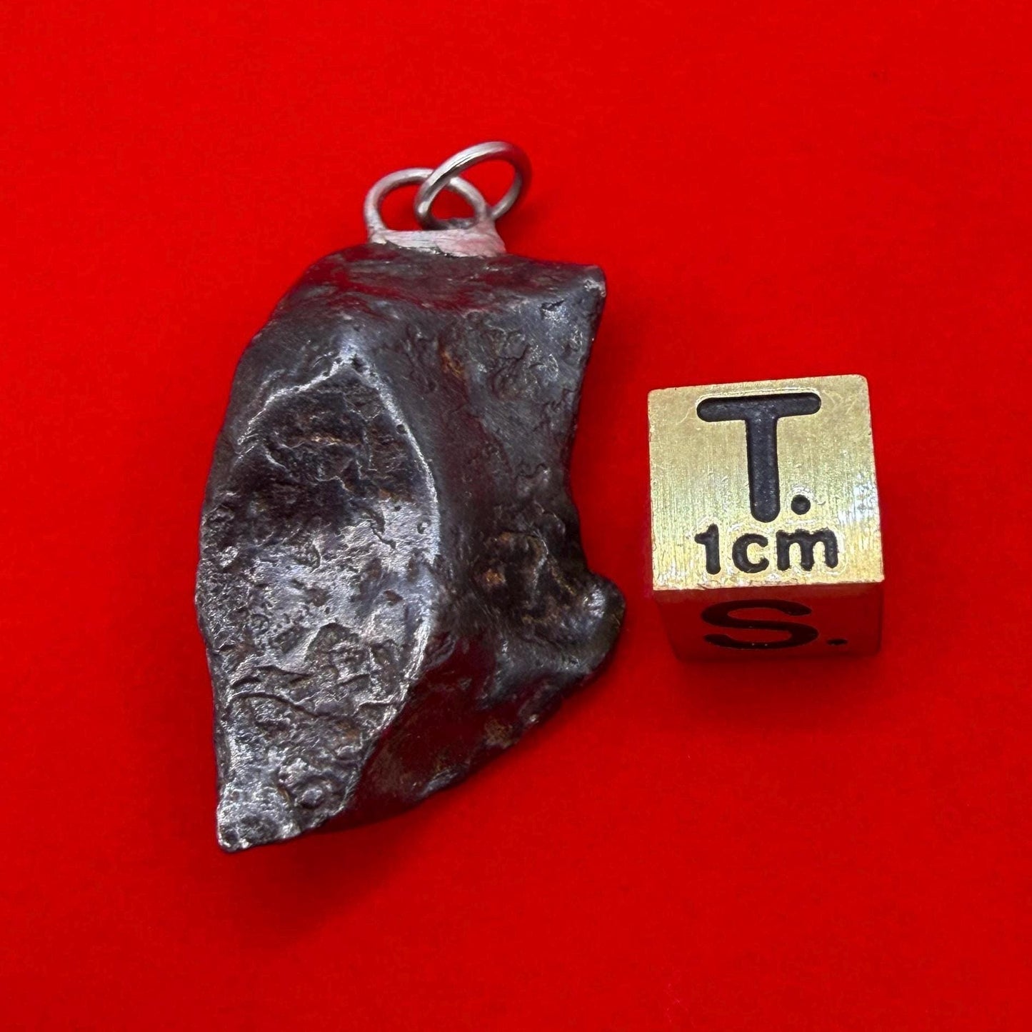 Canyon Diablo Iron Meteorite Pendant: Arizona Space Gift, 21.01 grams