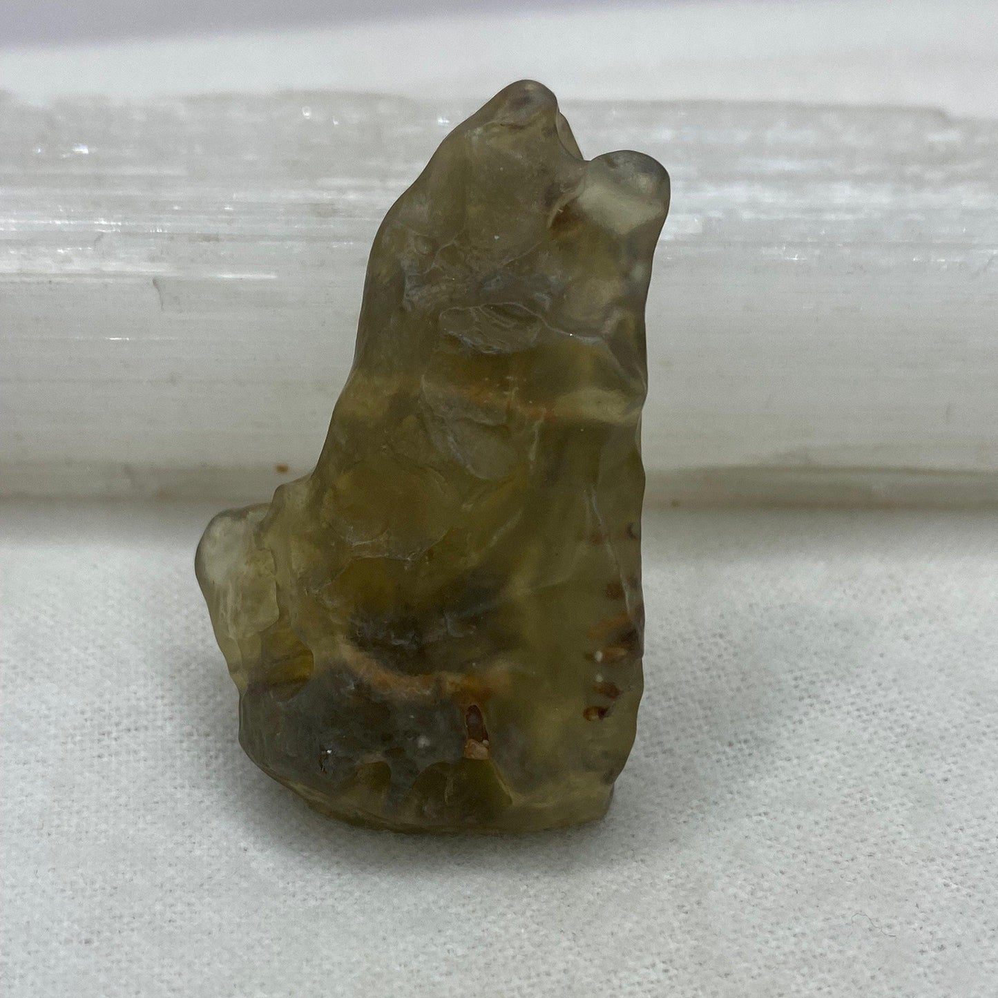 Libyan Desert Glass Tektite: Golden Crystal Talisman, 20.32 grams