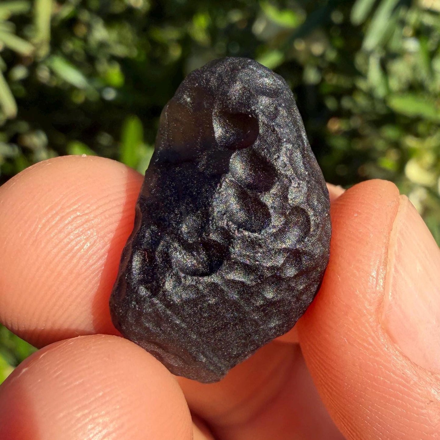 Saffordite Stone: Rare Cintamani, Arizona Tektite - 4.40 Grams