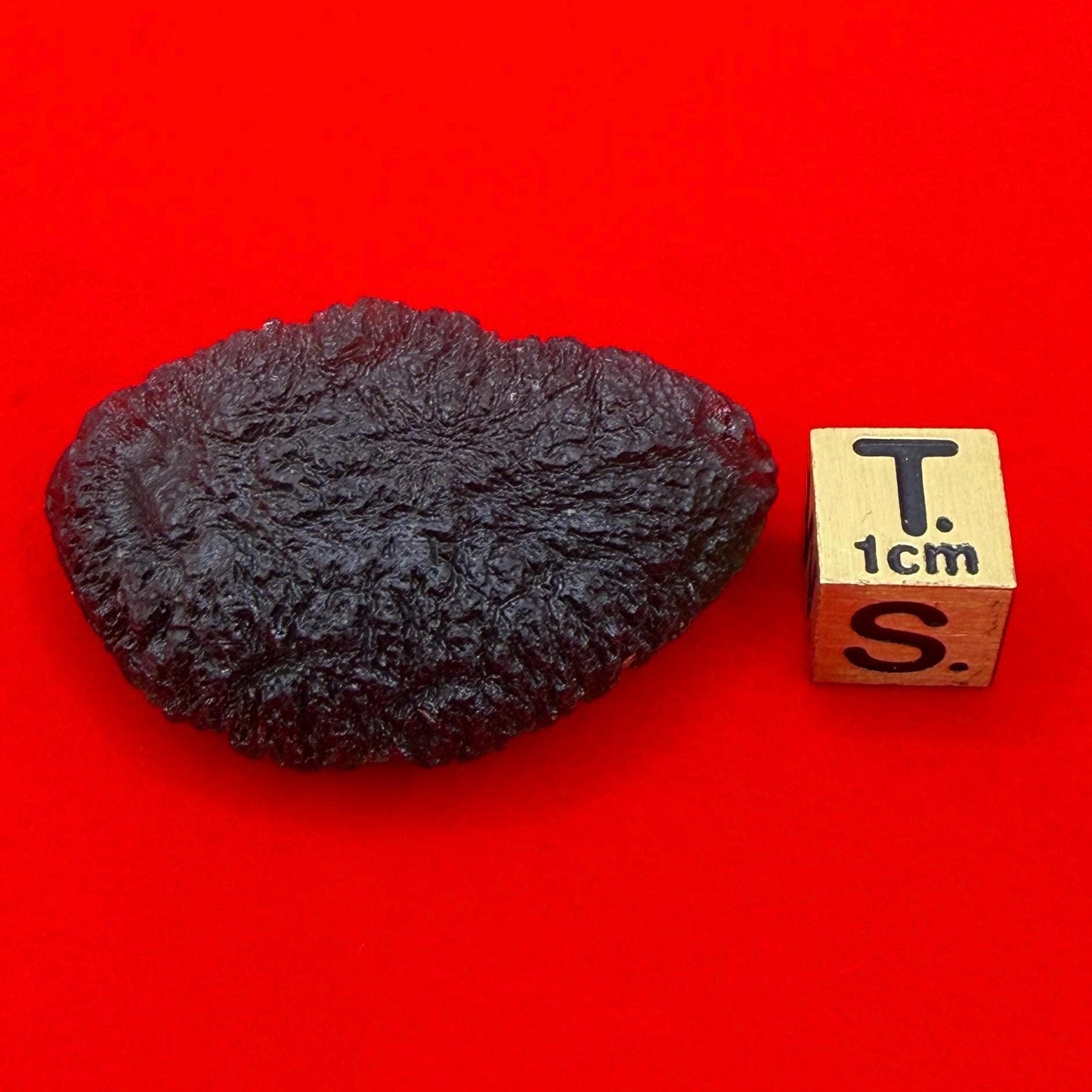 Authentic Moldavite Tektite Specimen, Reiki Healing Crystal, 13.99g/69.95ct