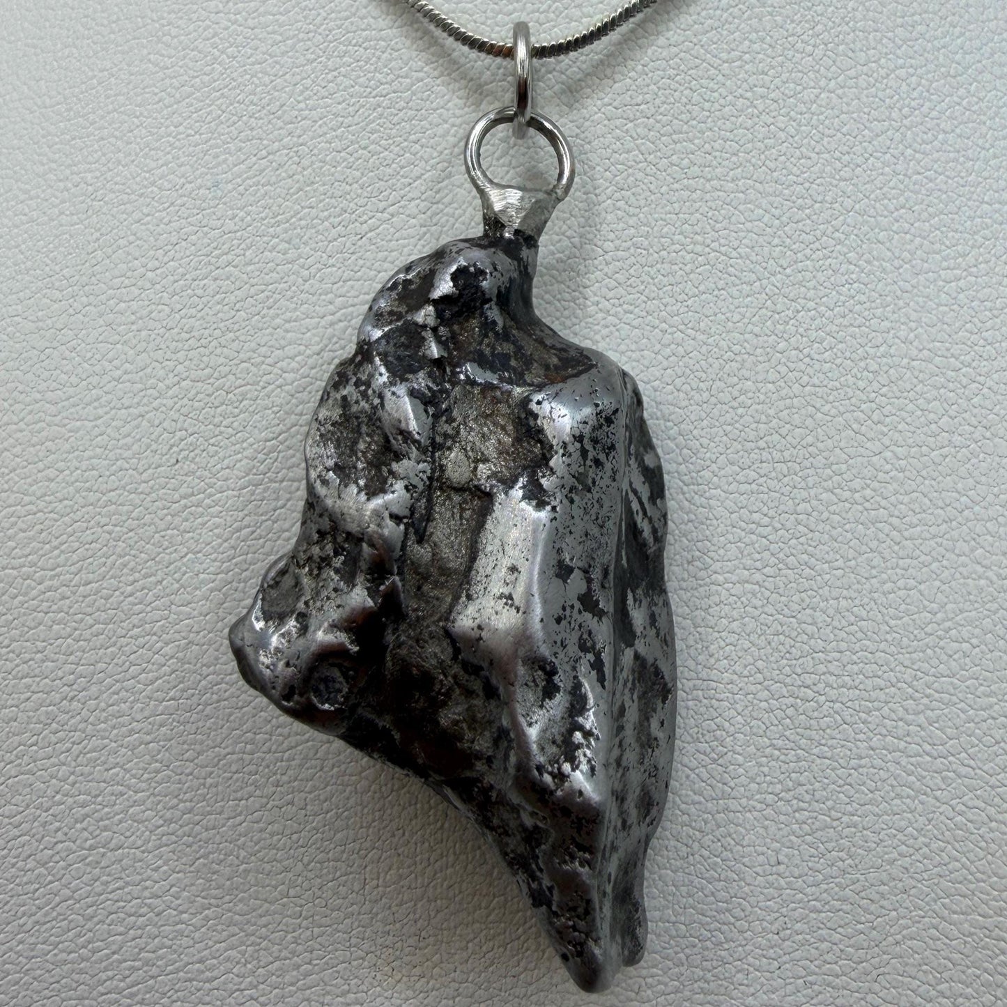 Agoudal Iron Meteorite Pendant: Handmade Astronomy Space Gift, Cosmic Pendant, 42.38 grams