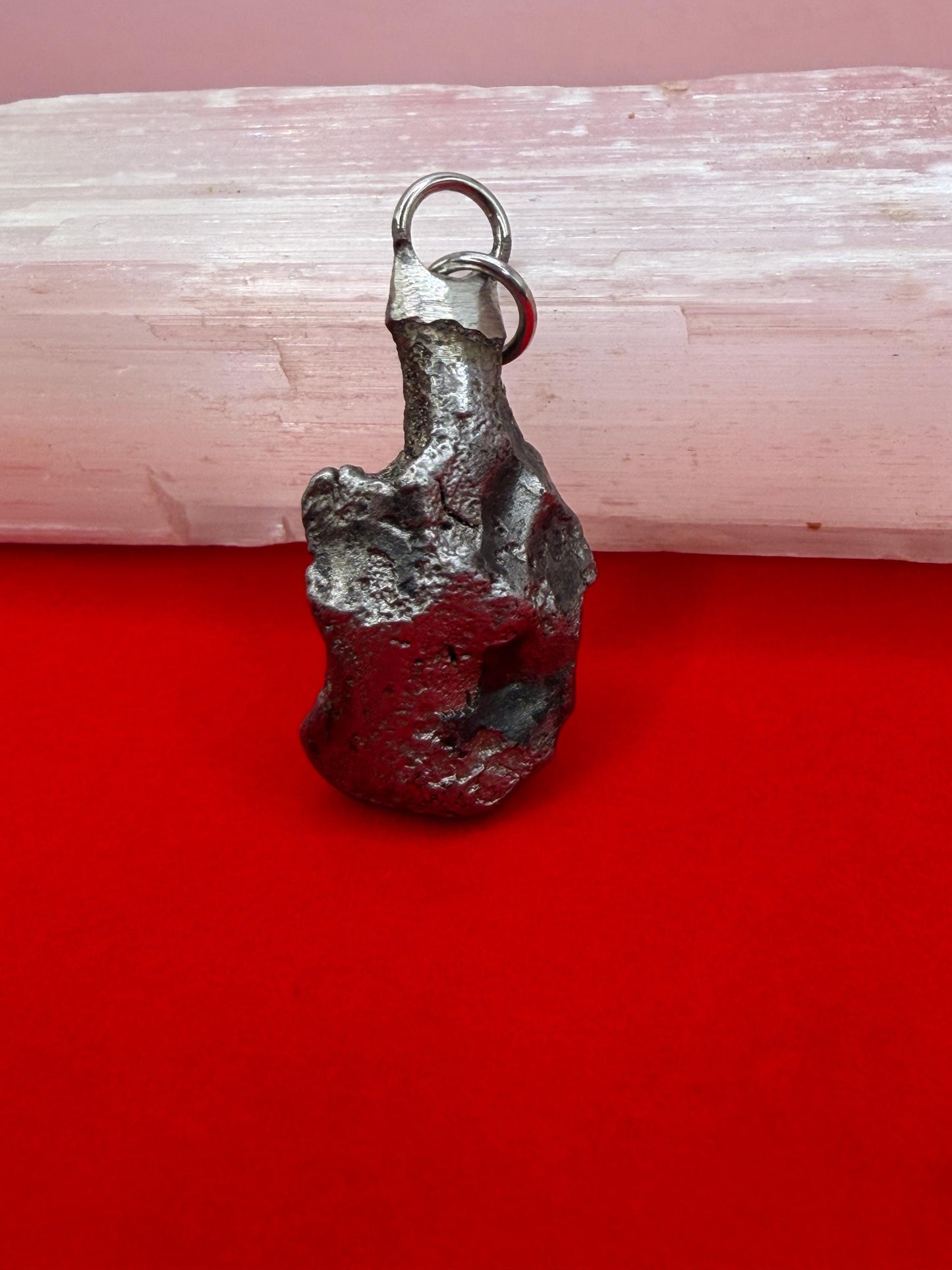Sikhote-Alin Iron Meteorite Pendant: Astronomy Space Gift, 10.16g