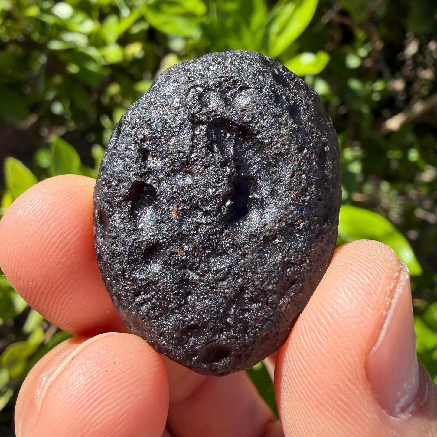 Saffordite Stone: Rare Cintamani, Arizona Pseudo-Tektite -18.69 Grams