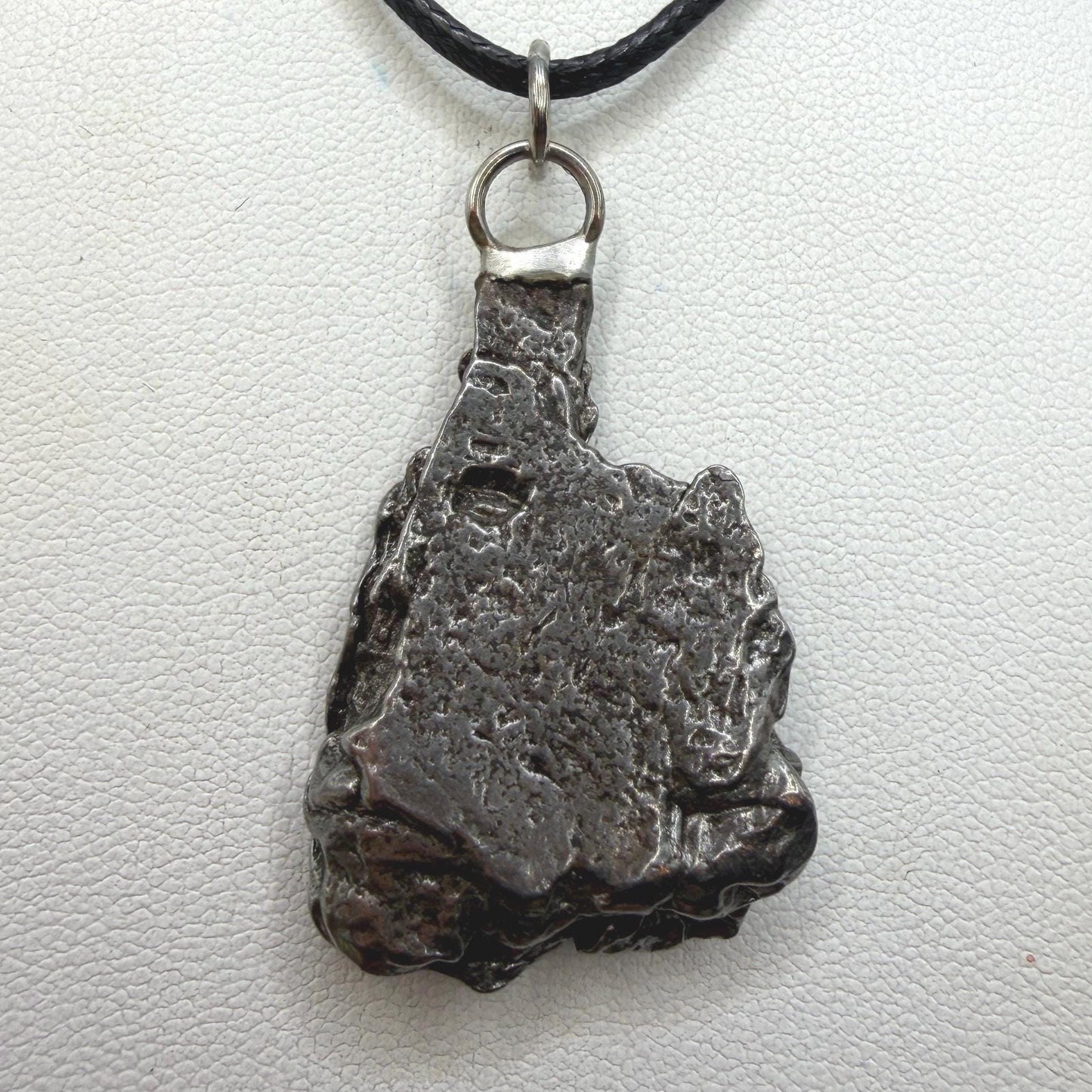 Campo del Cielo Meteorite Pendant, Authentic Astronomy Gift, Cosmic Jewelry, 13.90 grams