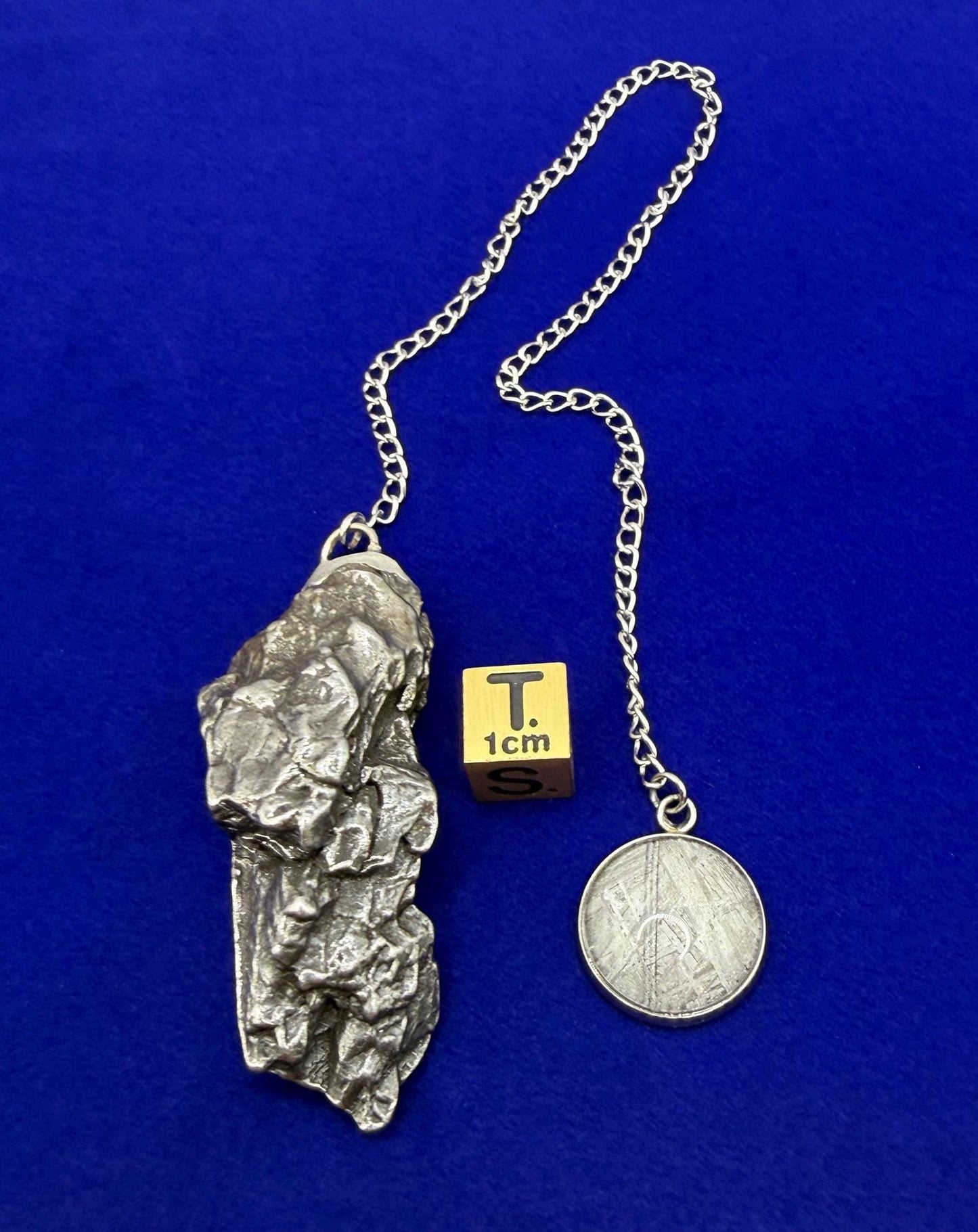 Campo del Cielo Meteorite Pendulum, Rare Cosmic Divination Tool, Crystal Healing Gift, 59.04g