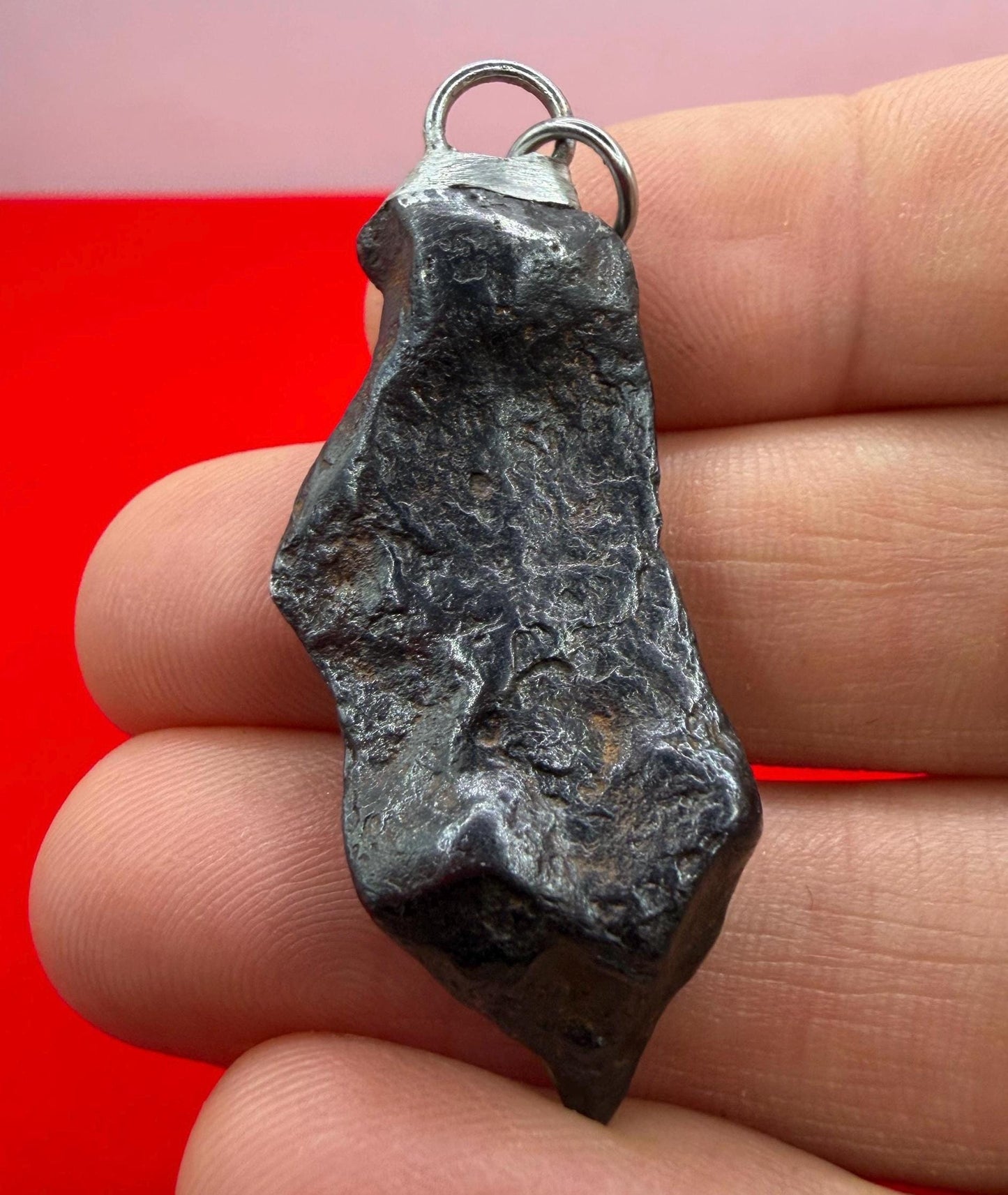 Canyon Diablo Iron Meteorite Pendant: Arizona Space Gift, 15.78 grams