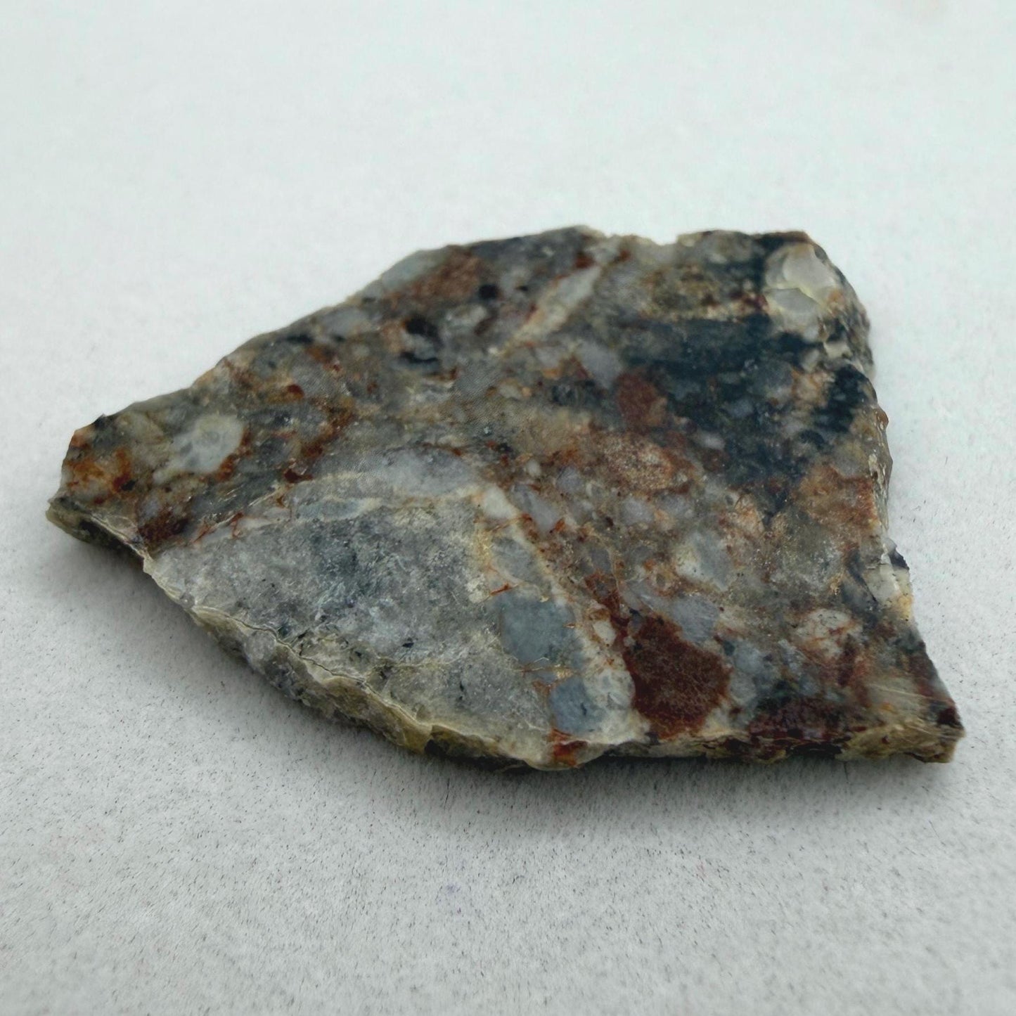 NWA 18045 Lunar Meteorite Slice, Melt Breccia Moon Rock, 3.93g
