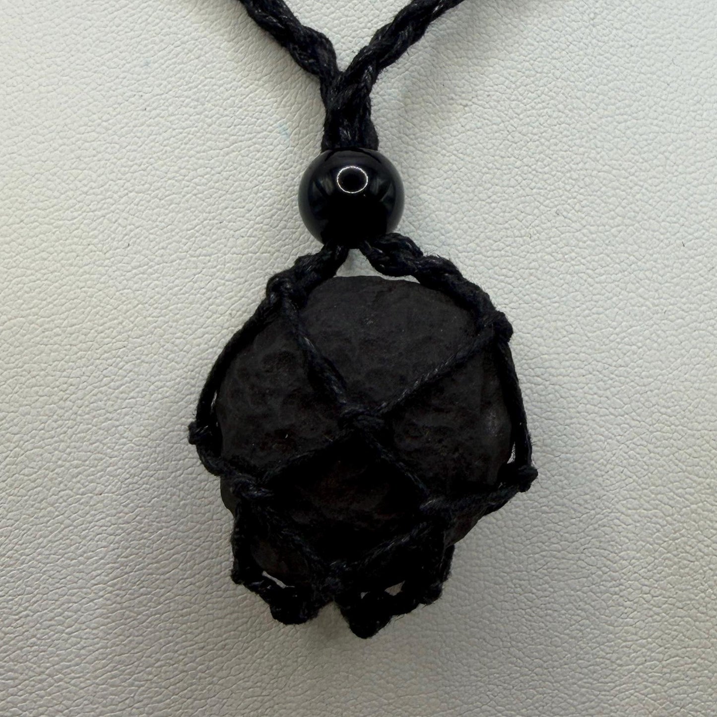 Saffordite Stone: Rare Cintamani, Arizona Pseudo-Tektite -16.28 Grams