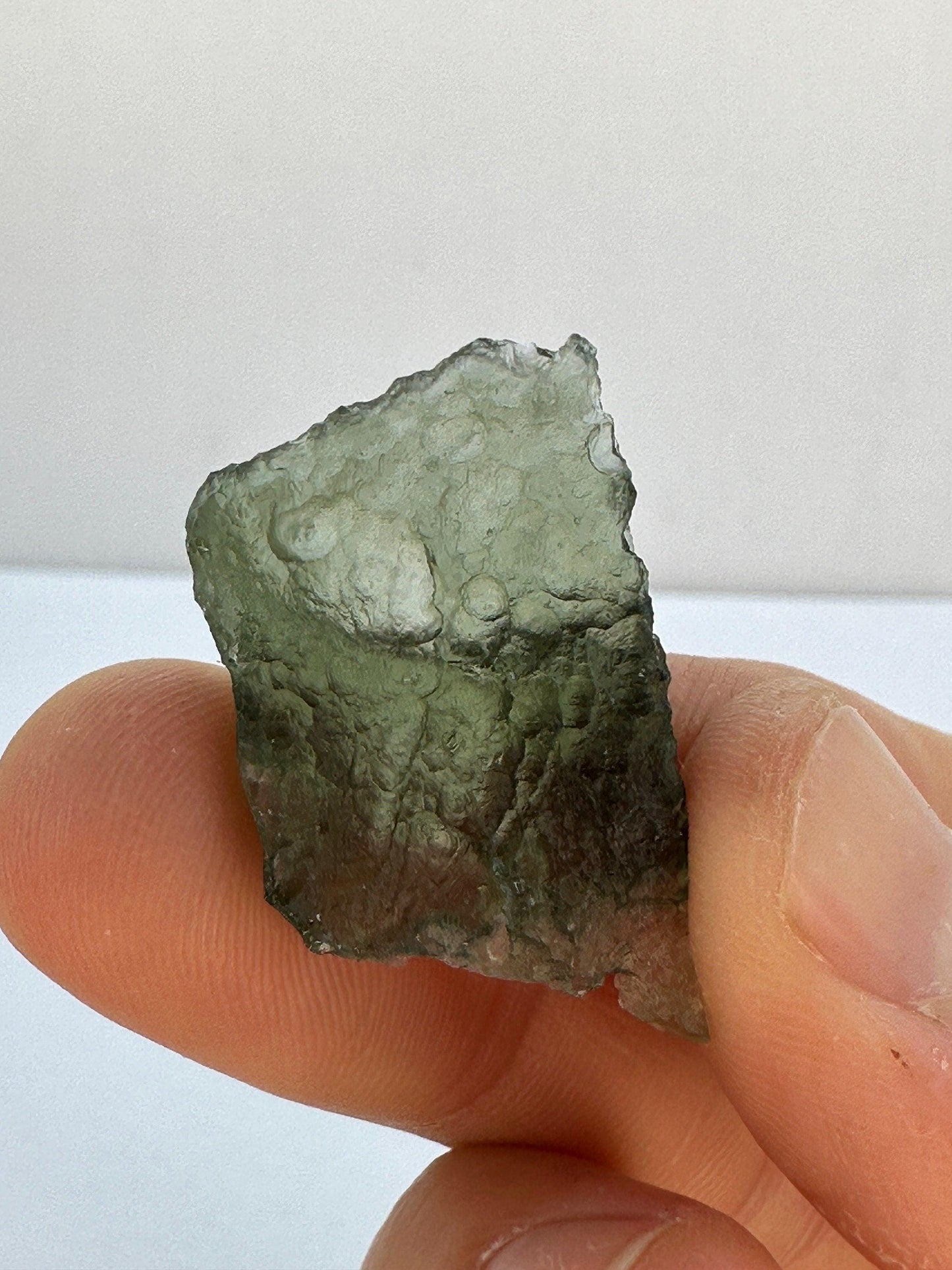 Authentic Moldavite Tektite Specimen, Reiki Talisman (4.19 grams)