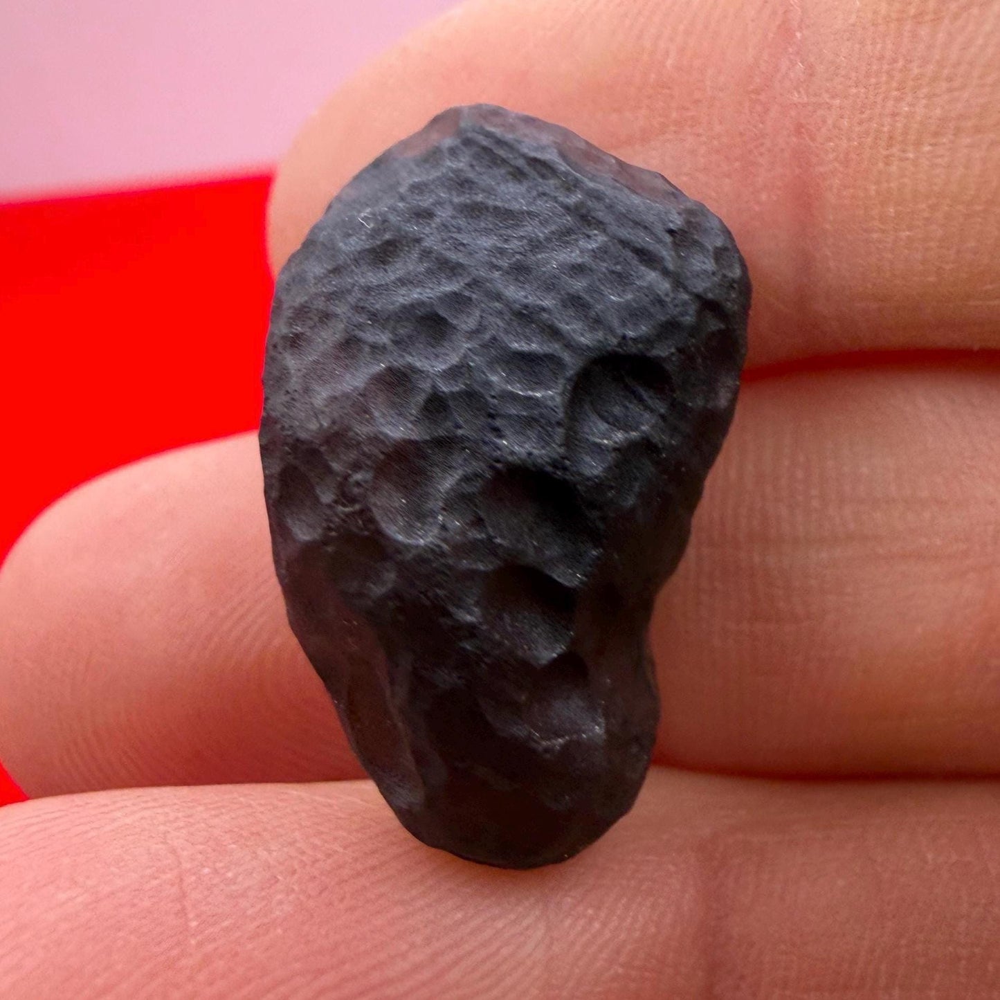 Saffordite Stone: Rare Cintamani, Arizona Tektite - 4.40 Grams