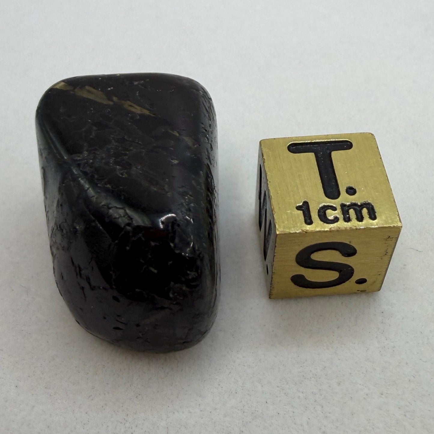 Greenland Nuummite Stone: Reiki Healing Stone, Protection Talisman, 10.83 grams