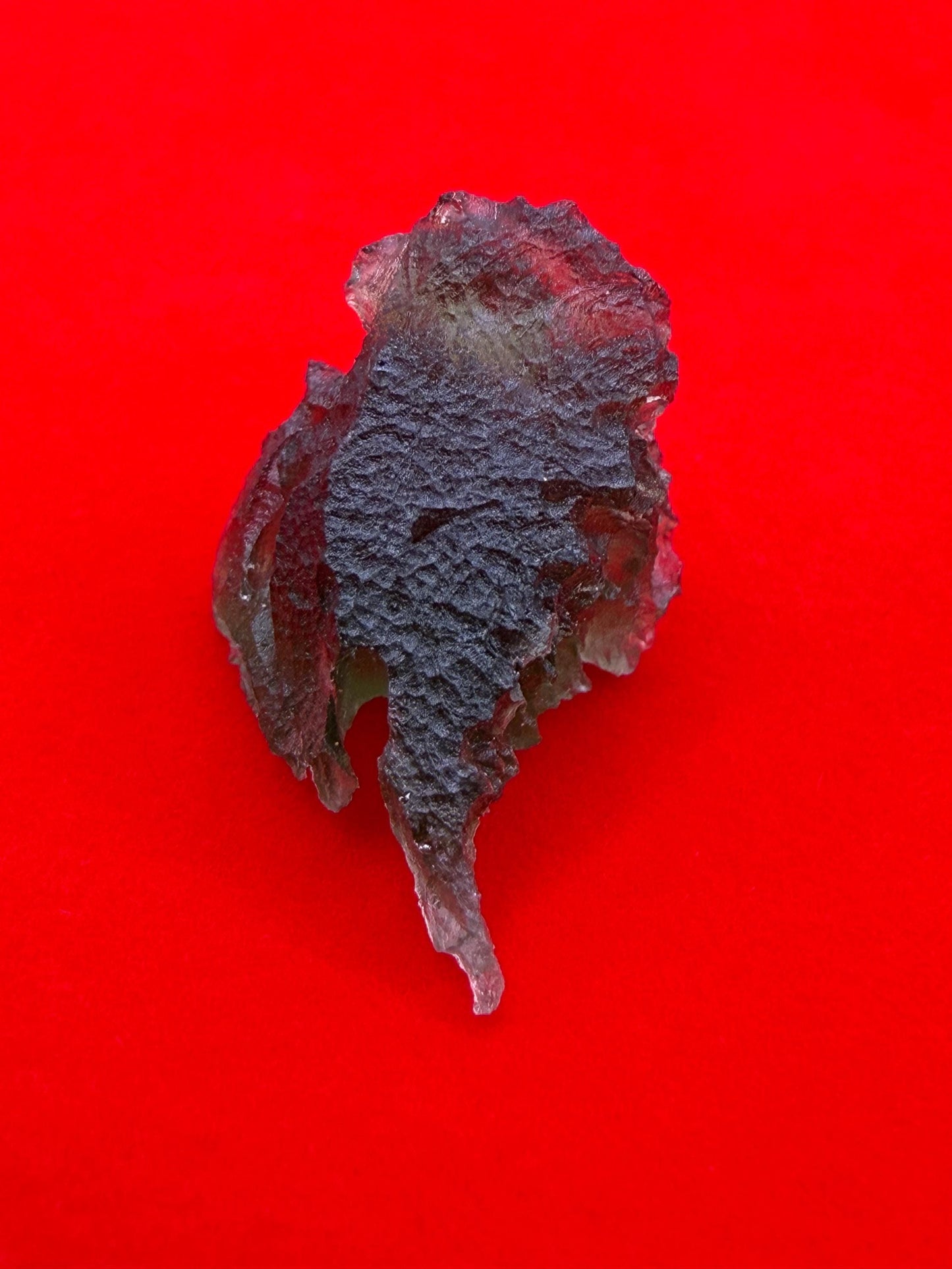 Authentic Moldavite Tektite Specimen: 4.86g/24.3ct