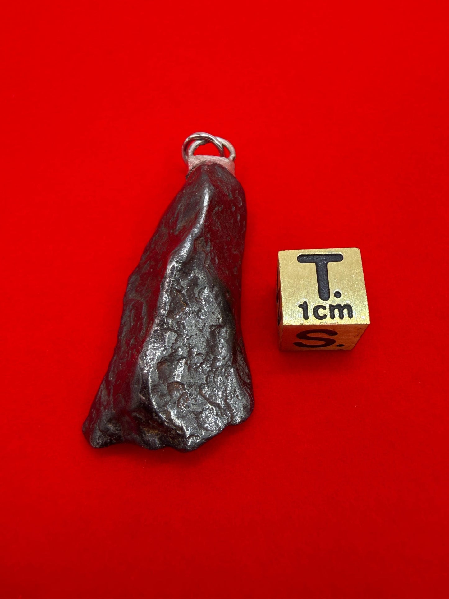 Canyon Diablo Iron Meteorite Pendant: Arizona Space Gift, 22.55 grams