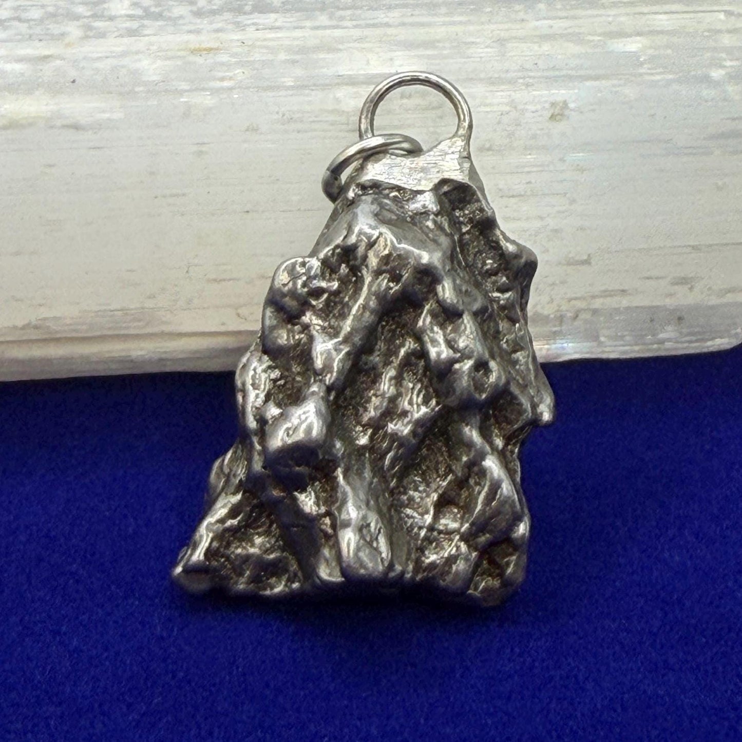 Campo del Cielo Meteorite Pendant, Authentic Astronomy Gift, Cosmic Jewelry, 20.13 grams