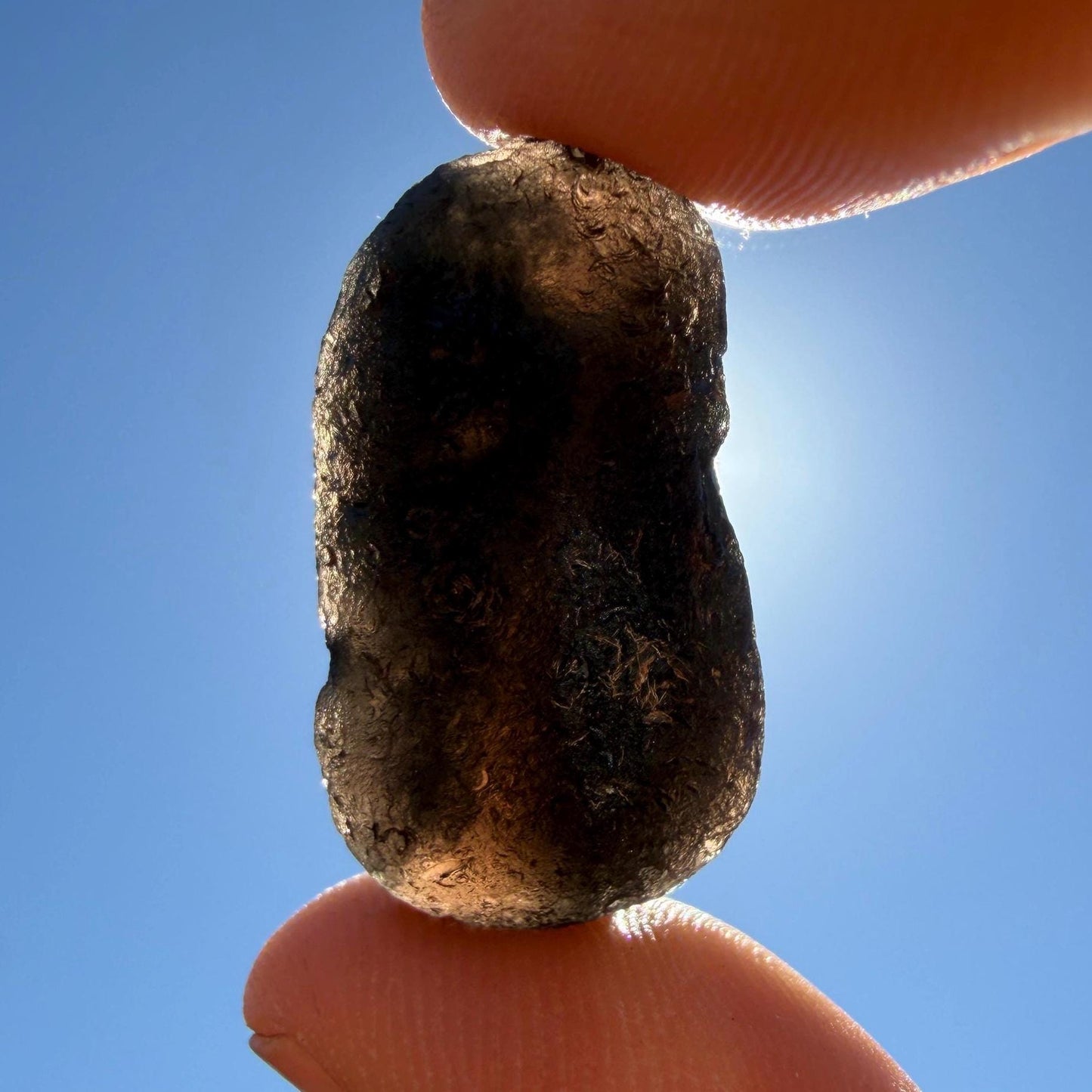 Saffordite Stone, Rare Cintamani, Elongated, Arizona, Pseudo Tektite, 8.18 Grams