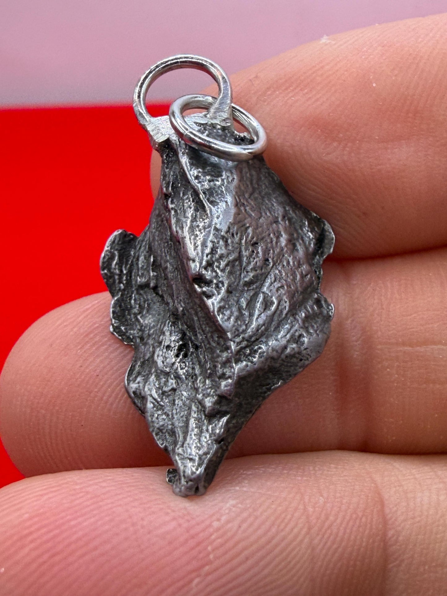Sikhote-Alin Iron Meteorite Pendant: Astronomy Space Gift, 7.47g