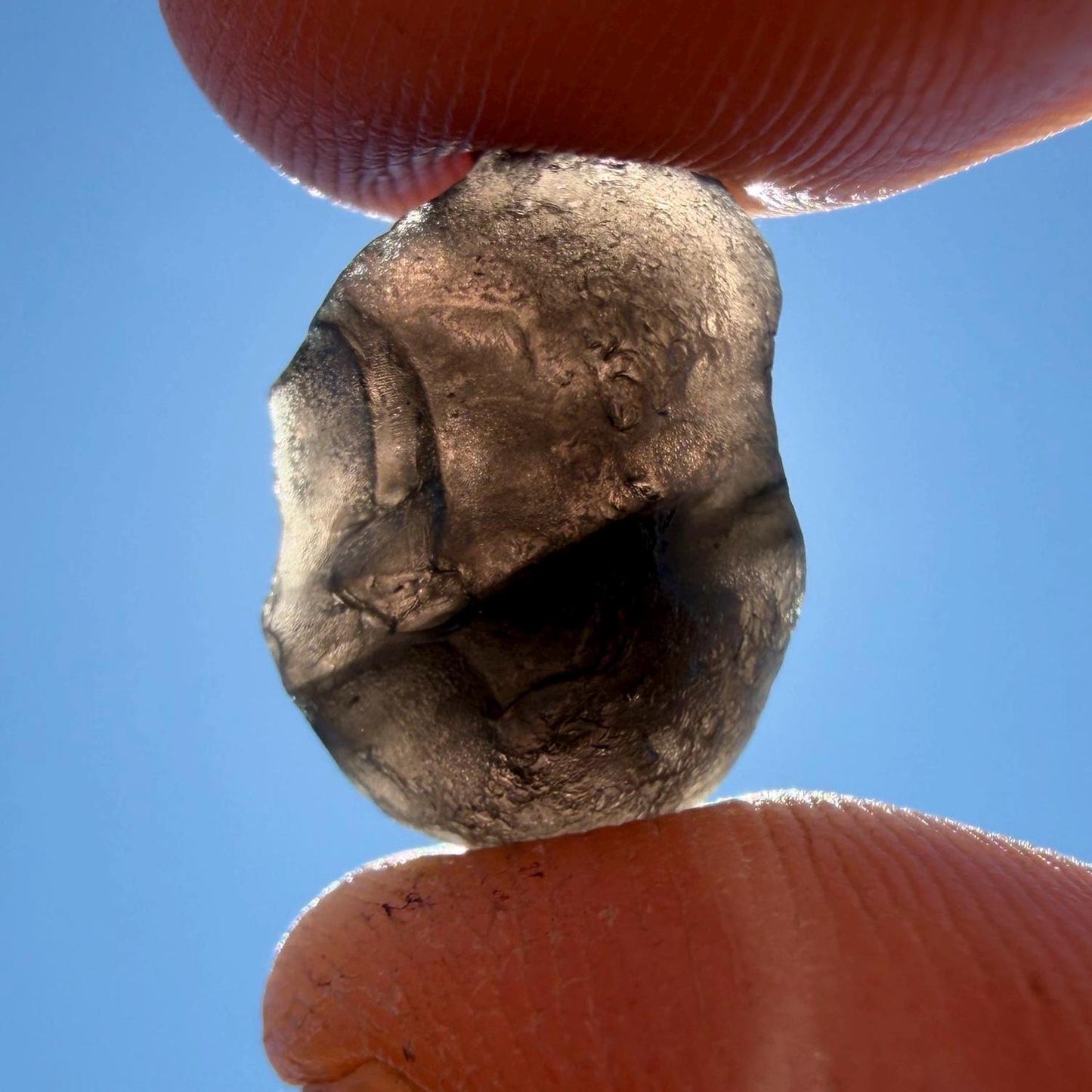 Rare Saffordite Stone: Arizona Cintamani Pseudo-Tektite, 2.18 grams