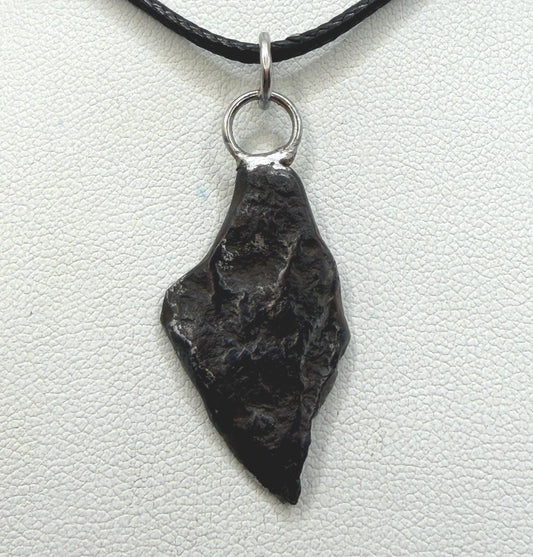 Agoudal Iron Meteorite Pendant: Handmade Astronomy Space Gift, Cosmic Pendant, 4.92 grams