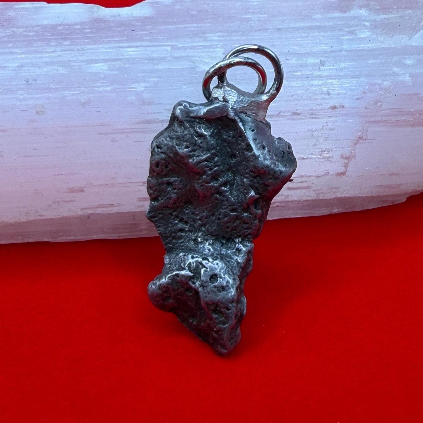 Sikhote-Alin Iron Meteorite Pendant: Astronomy Space Gift, 8.93g