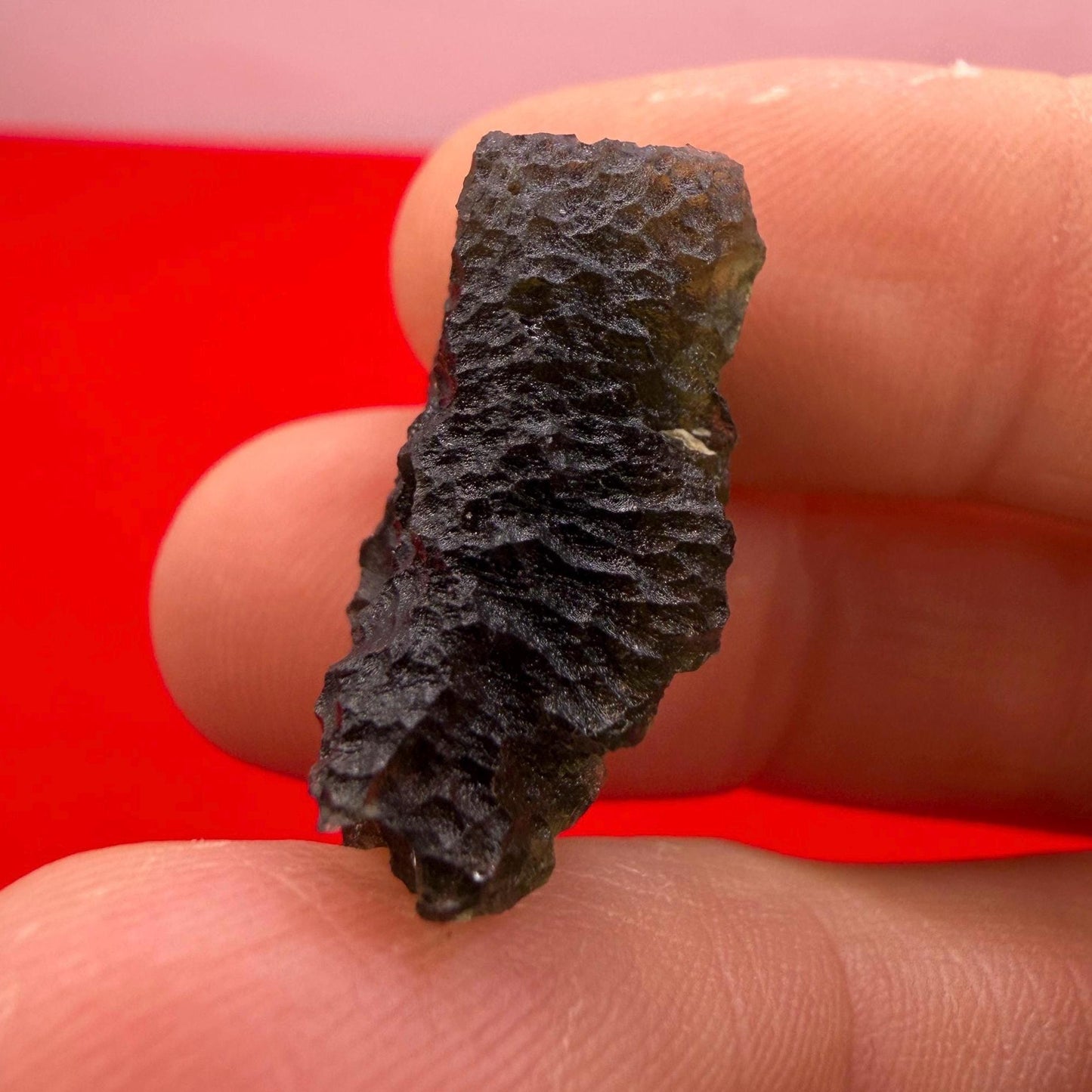 Authentic Moldavite Tektite Specimen, Czech Republic, 4.92 grams