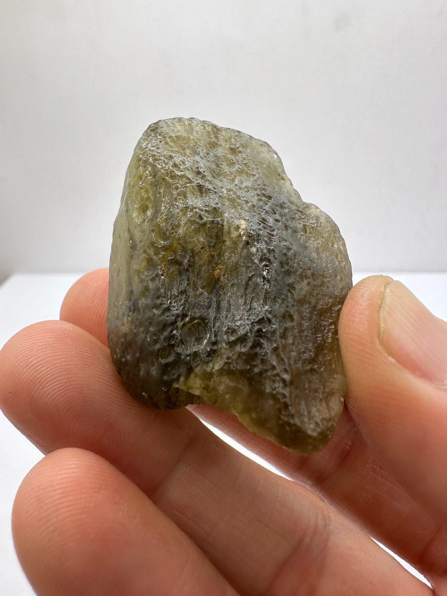 Libyan Desert Glass Tektite: Golden Green Talisman, 42.48 grams