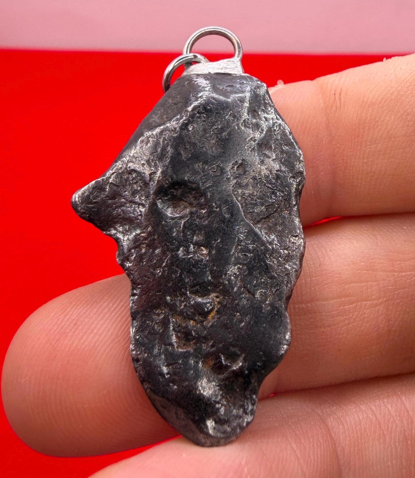 Canyon Diablo Iron Meteorite Pendant: Arizona Space Gift, 16.29 grams
