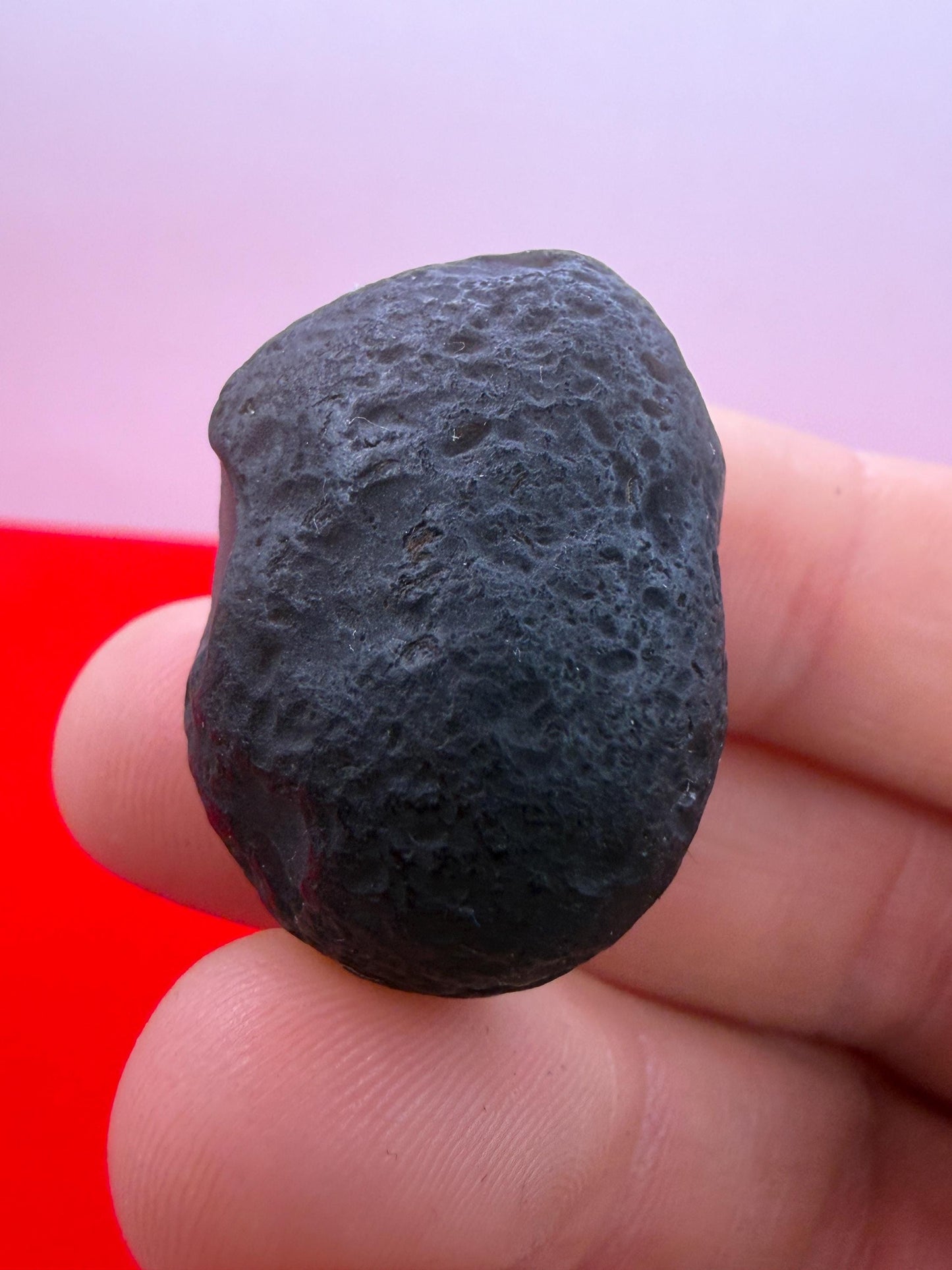 Saffordite Stone: Rare Cintamani, Arizona Tektite -17.34 Grams