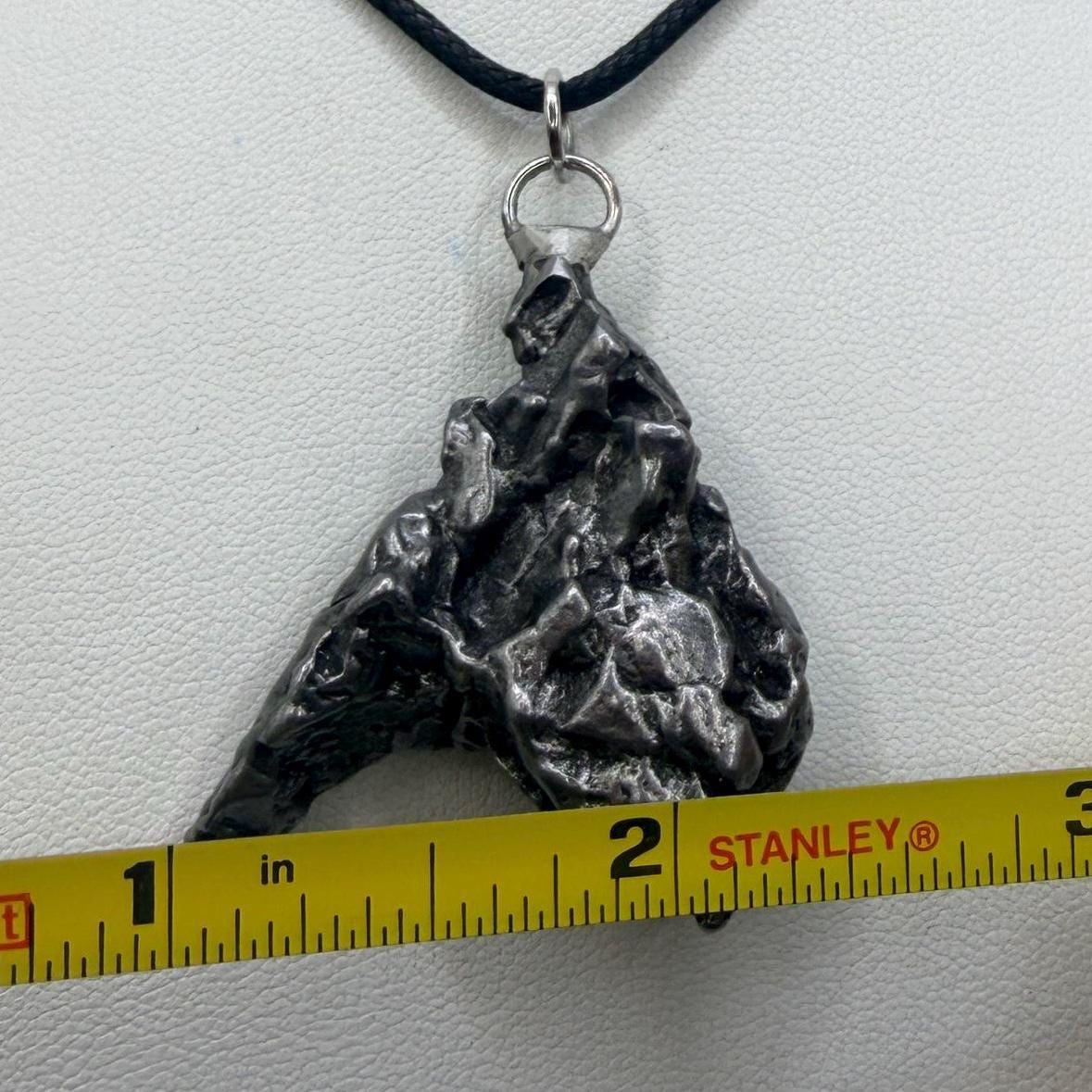 Campo del Cielo Meteorite Pendant, Authentic Astronomy Gift, Cosmic Jewelry, 28.60 grams