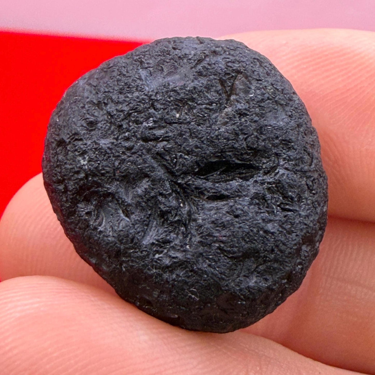 Saffordite Stone, Rare Cintamani, Arizona Tektite, 9.58 Grams
