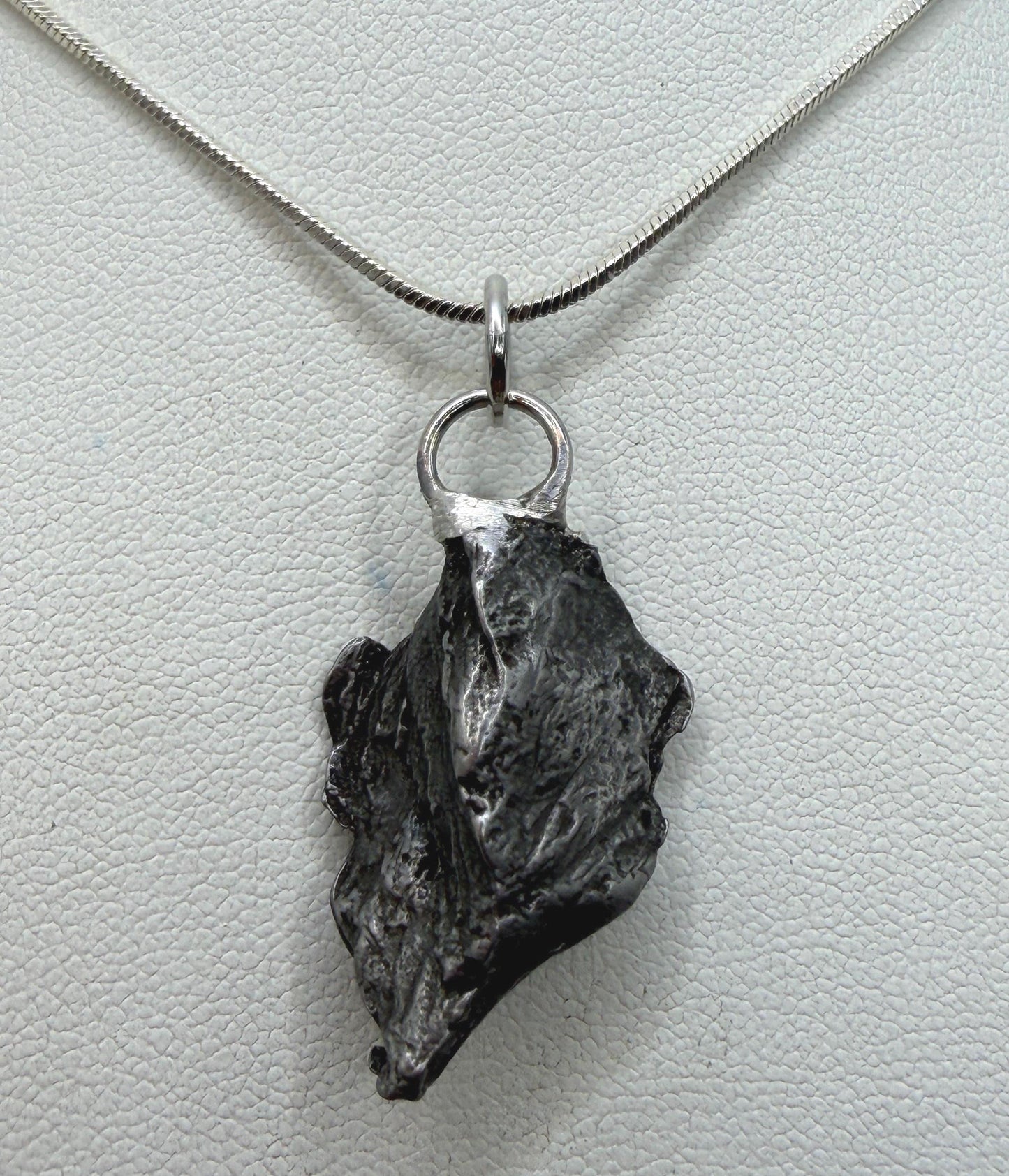 Sikhote-Alin Iron Meteorite Pendant: Astronomy Space Gift, 7.47g