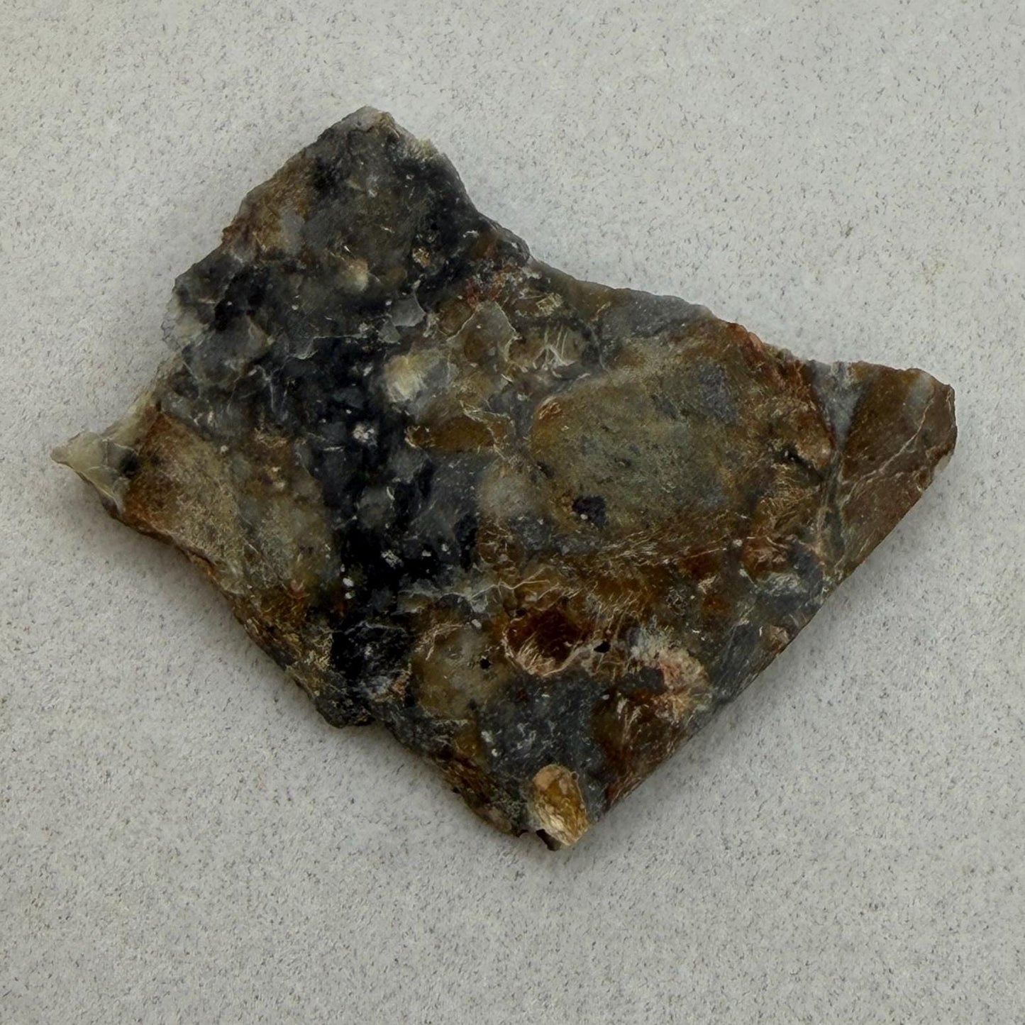 NWA 18045 Lunar Meteorite Slice, Melt Breccia Moon Rock (1.48 grams)