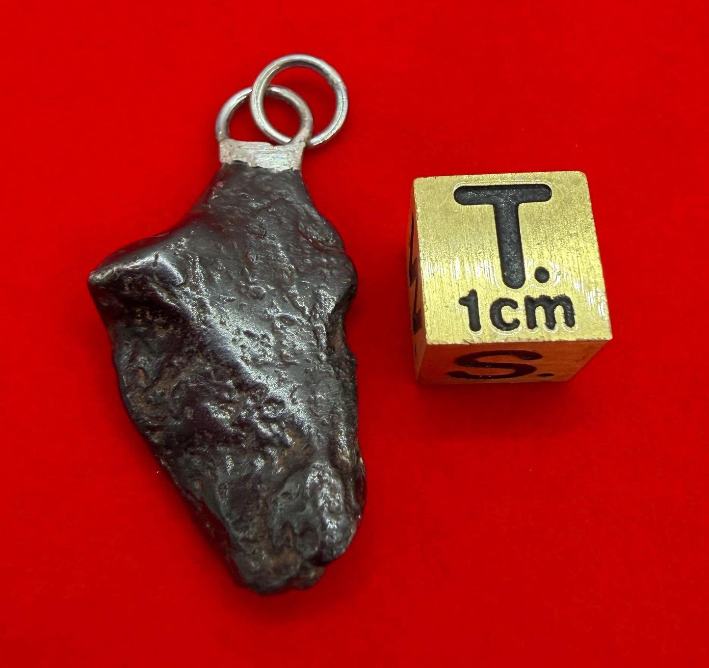 Canyon Diablo Iron Meteorite Pendant: Arizona Space Gift, 6.65 grams