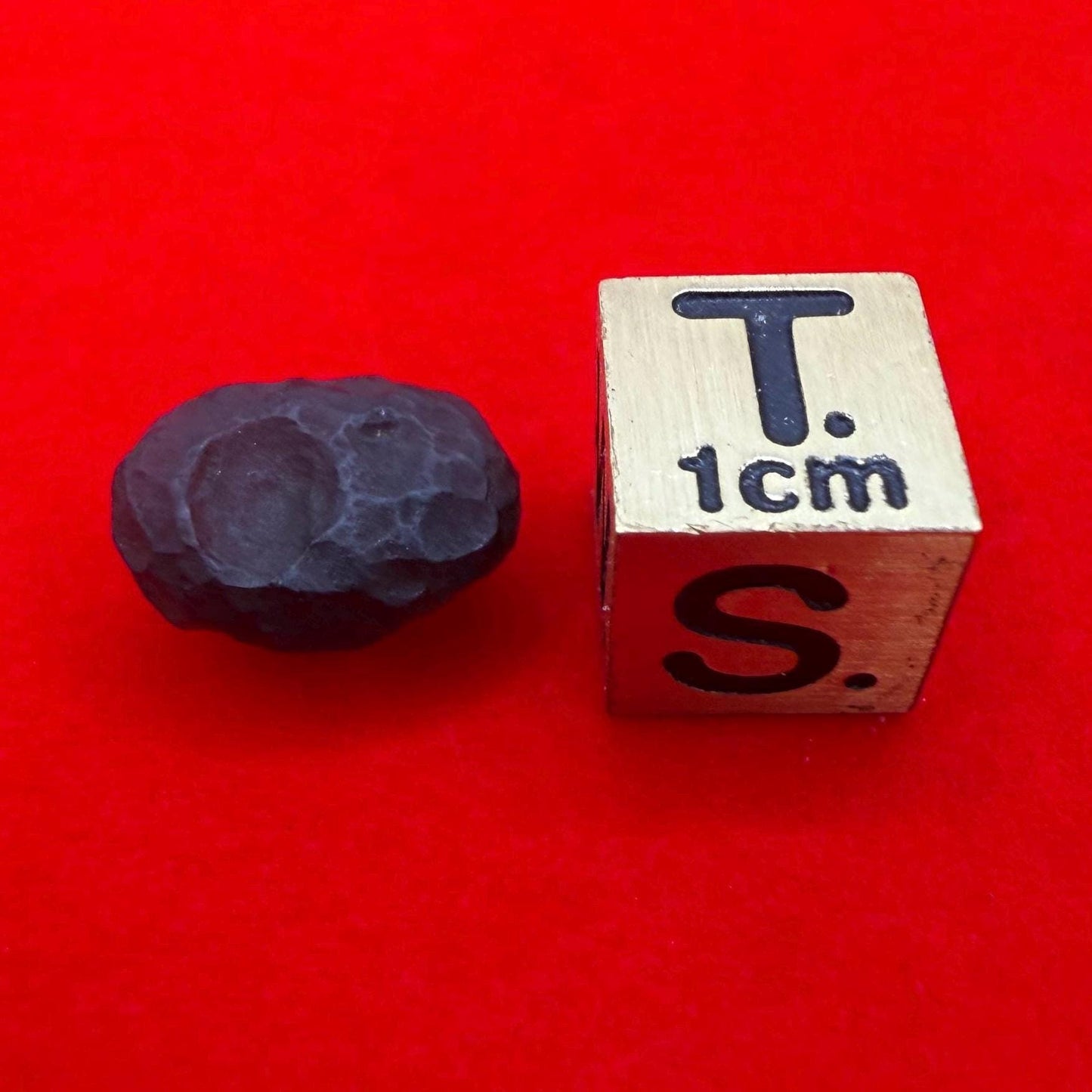 Rare Saffordite Stone: Arizona Cintamani Pseudo-Tektite, Translucent, 1.10 grams