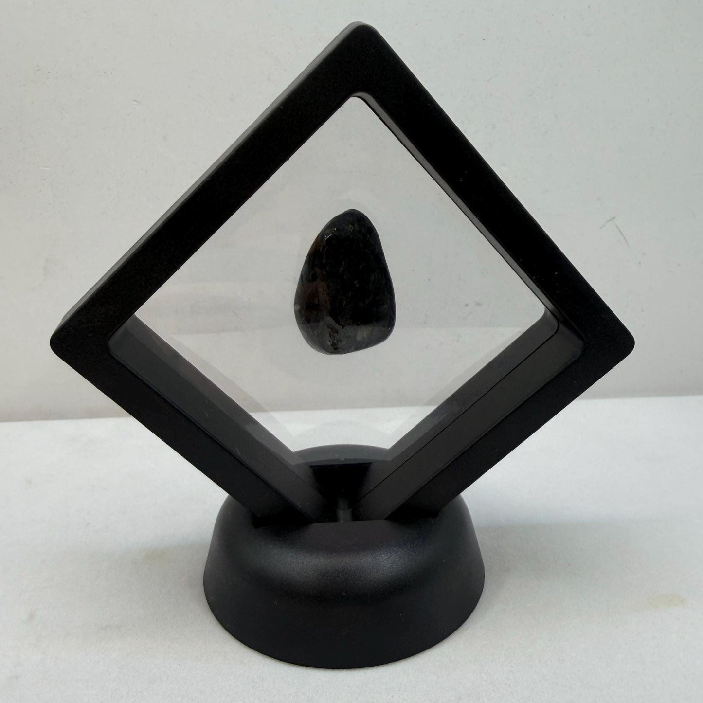 Greenland Nuummite Stone: Reiki Healing Stone, Protection Talisman, 6.91 grams