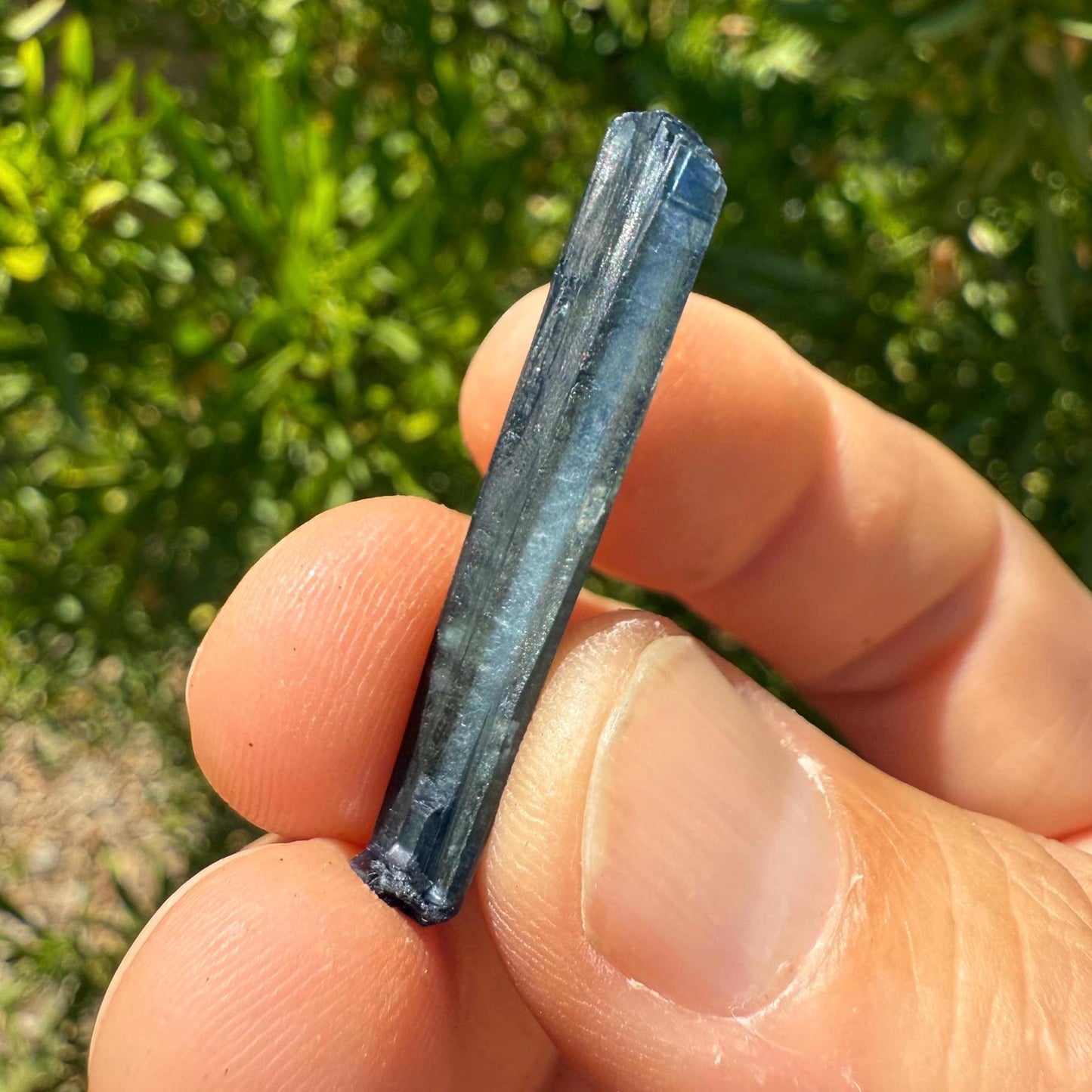 Rare Brazilian Vivianite Crystal: Deep Green Reiki Gemstone, 0.93g/4.65ct