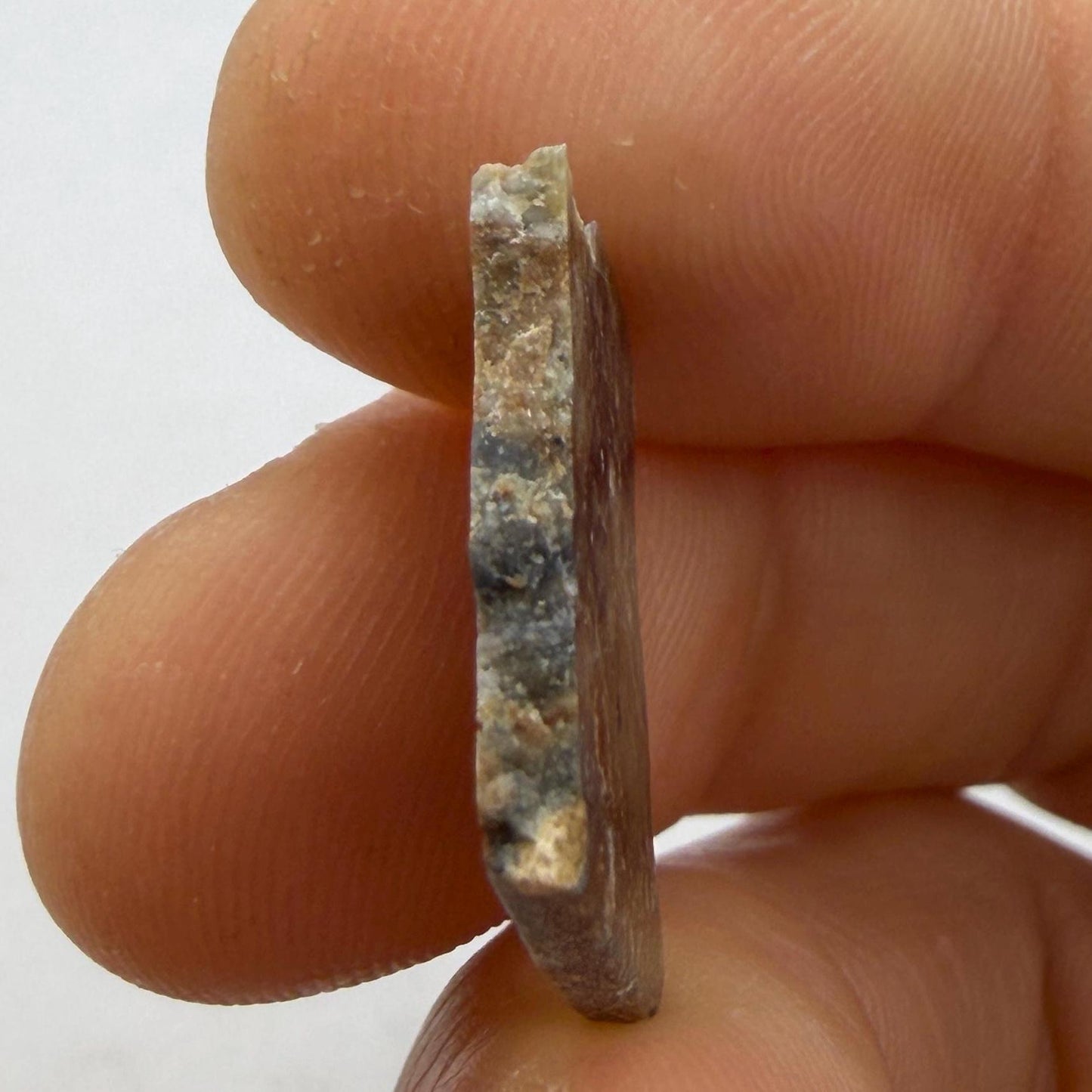 NWA 18045 Lunar Meteorite Slice, Melt Breccia Moon Rock (1.48 grams)